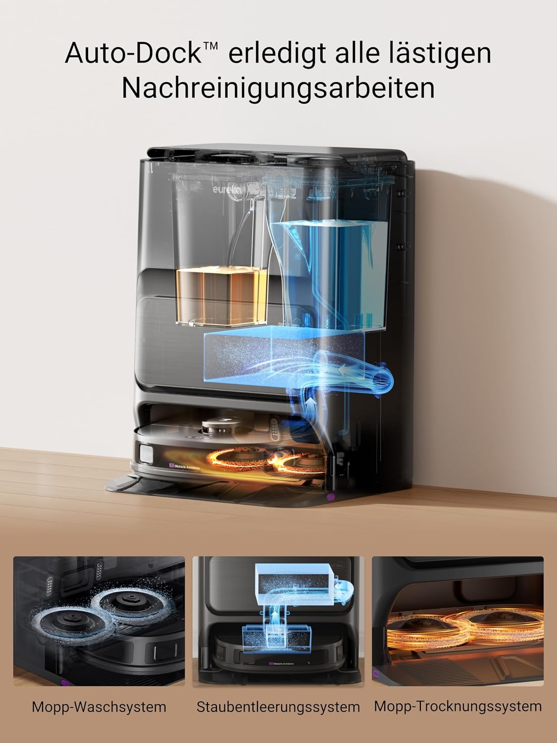 Detalle 2 de Eureka J12 Ultra Saugroboter 5000 Pa