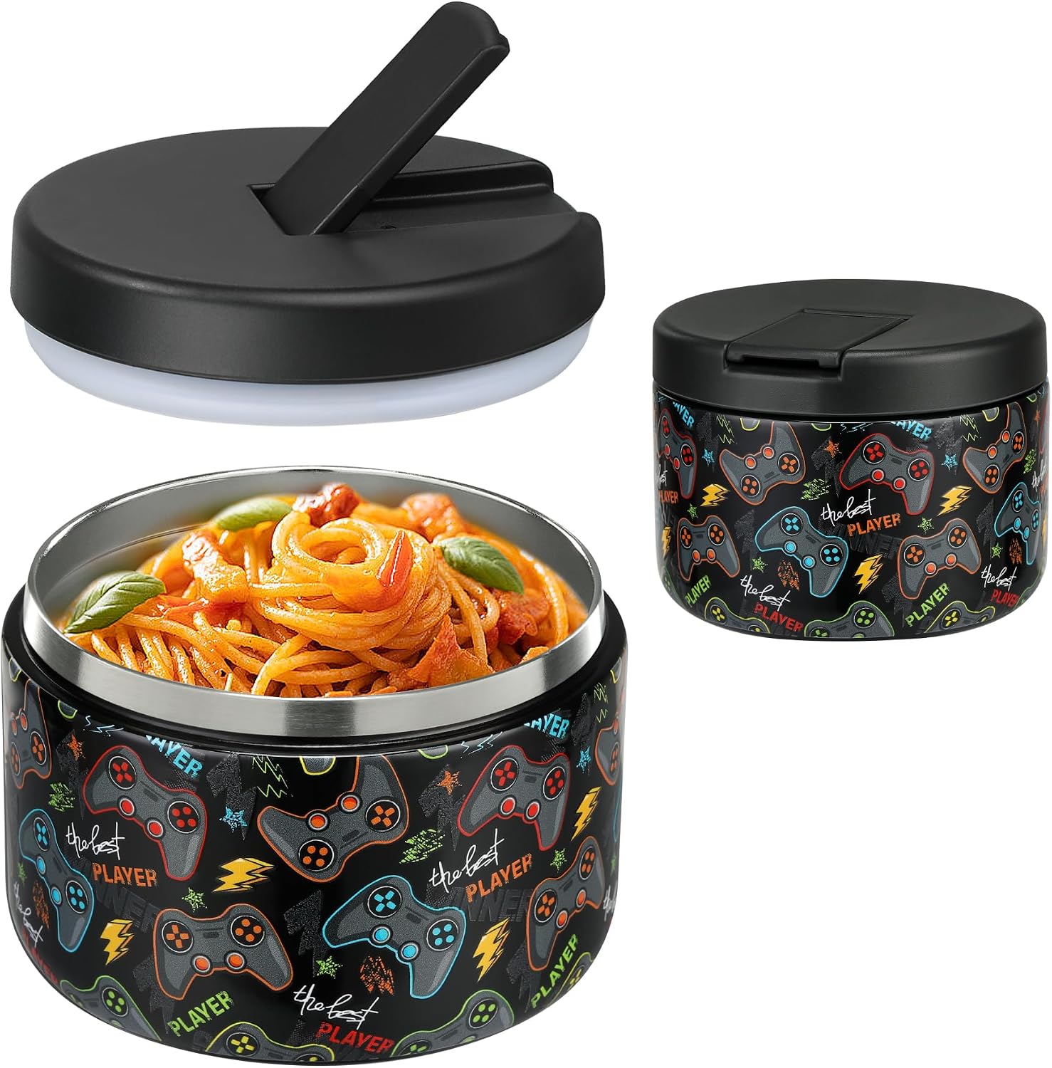Detalle de Pawtong 12oz Insulated Food Jar, Leakproof 🍲