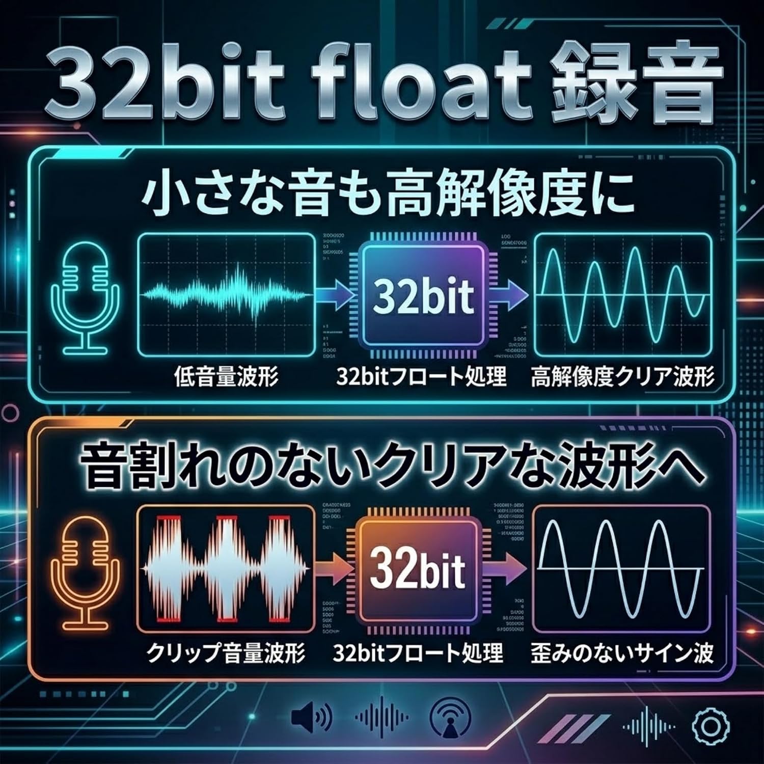 Thumbnail 6 de ZOOM EXH-6e 拡張ユニット、32bitフロート対応・XLR/TRS入力2系統