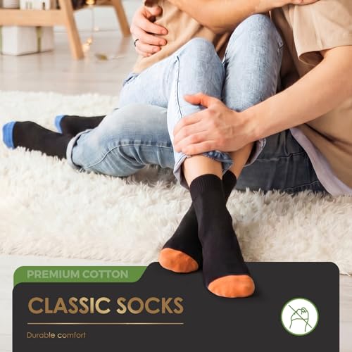 Detalle de FALARY Mens Socks Multipack: 12-Pair Set for Men and Women