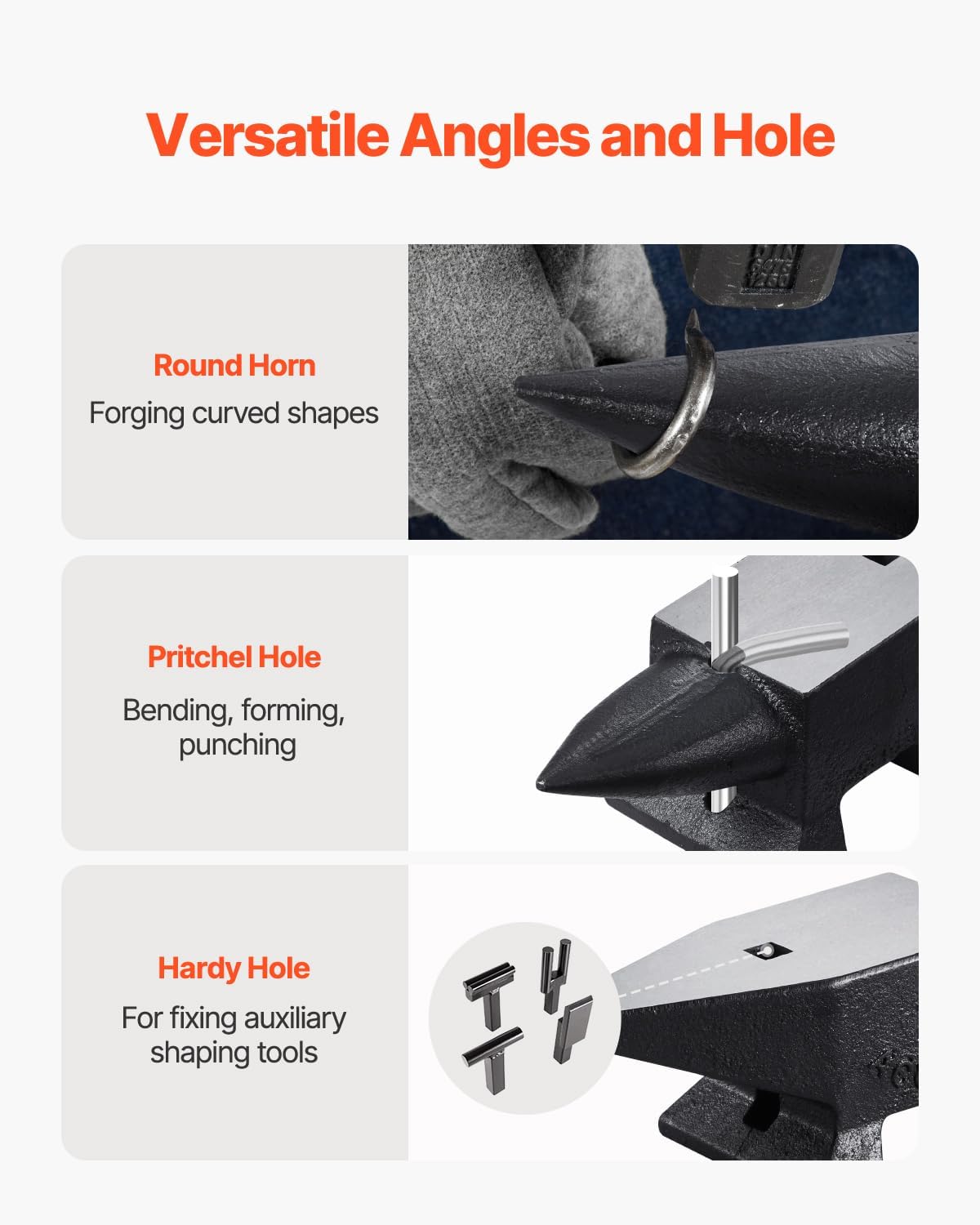 Thumbnail 4 de VEVOR Steel Anvil, 22 lb