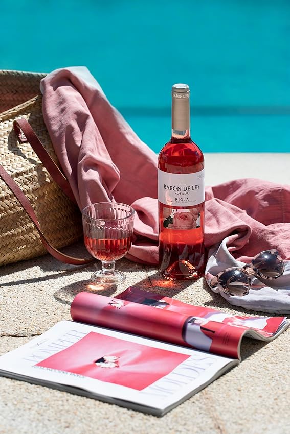 Detalle 1 de Baron De Ley Rosado 🍷 - Vino Fresco y Afrutado, 6 Botellas