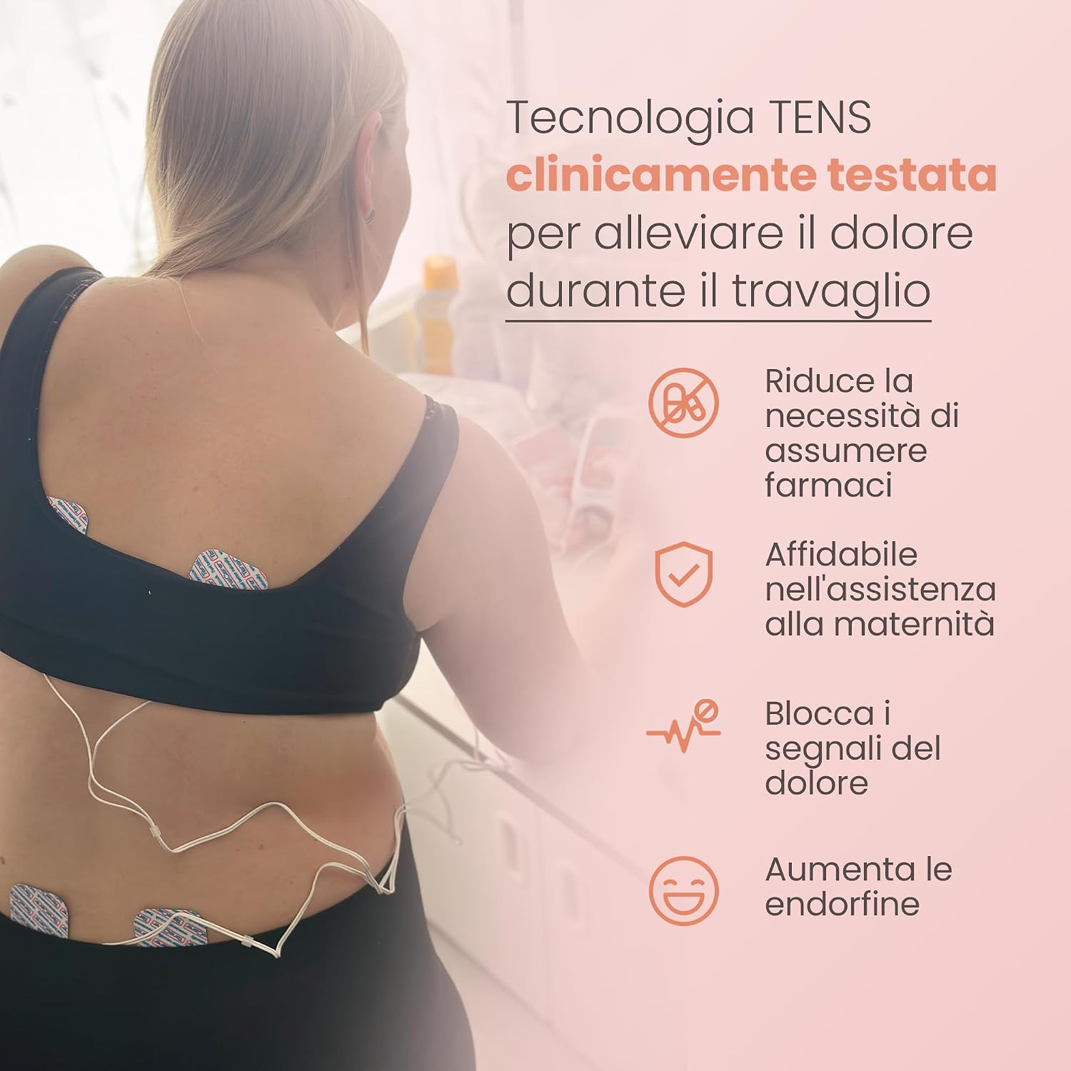 Thumbnail 2 de TensCare Perfect Mama+ elettrostimolatore per sollievo dal dolore durante travaglio e gravidanza