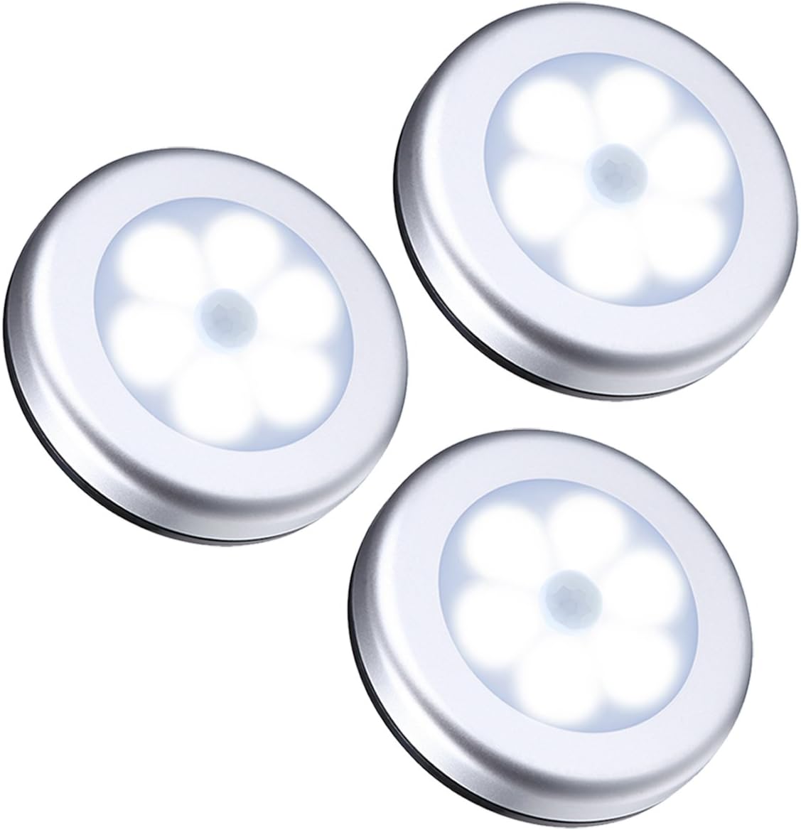 Thumbnail 3 de AMIR Nachtlicht mit Bewegungsmelder – LED Lichtspender für Flur, Schlafzimmer und Kinderzimmer (Weiß, 3er Set)