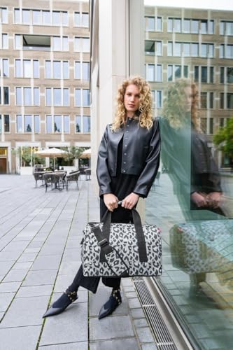 Detalle de reisenthel Allrounder L Leo Nero – Vielfältige Doktortasche zum Reisen, Arbeit und Freizeit