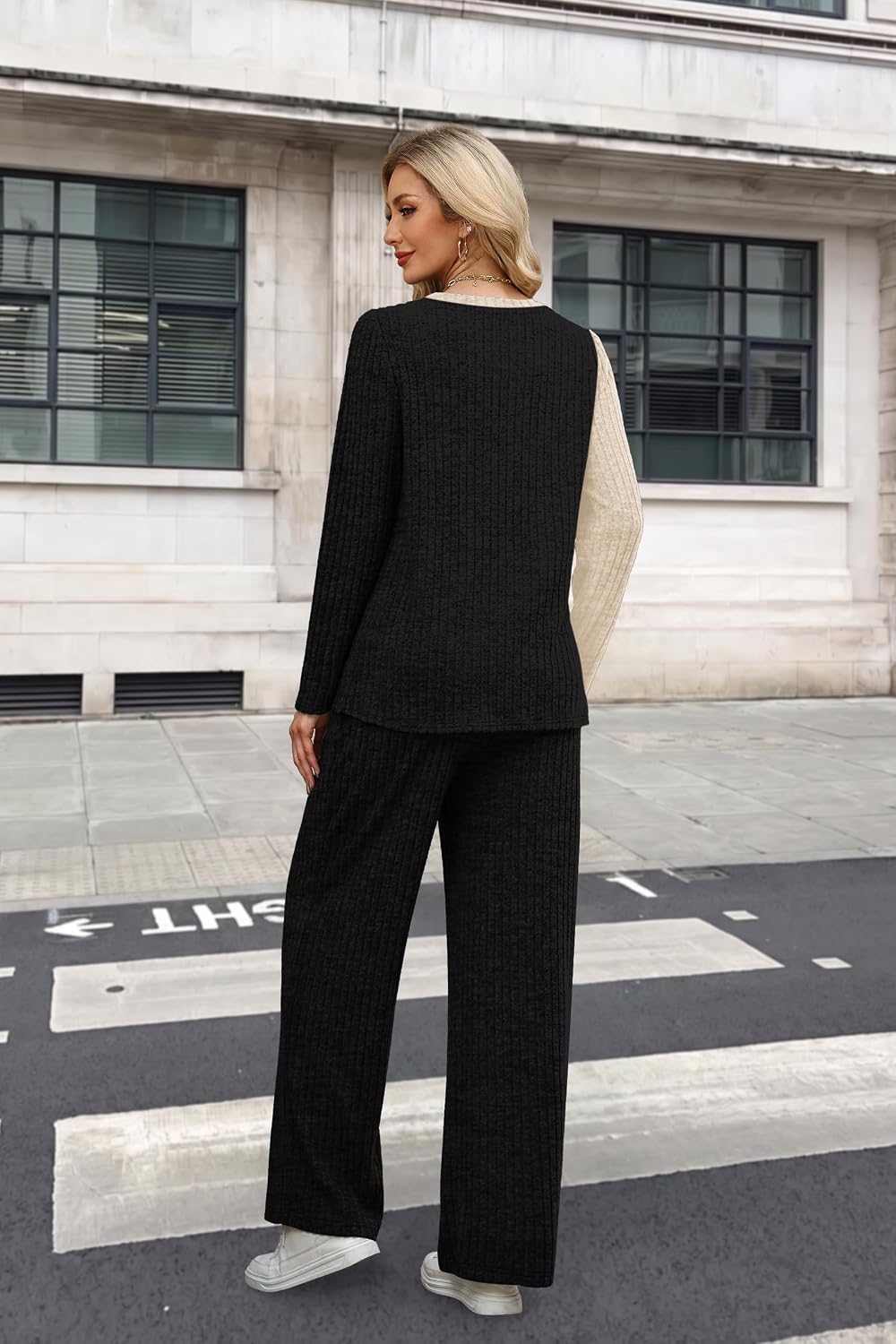 Detalle 1 de WIHOLL Women's Lounge Set with Polyester Blend