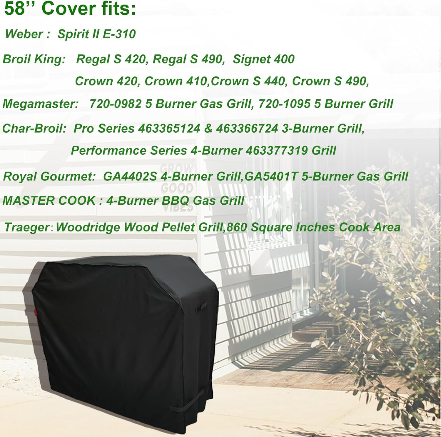 Detalle 2 de Weber Spirit II E-310 Outdoor Grill Cover 🧯