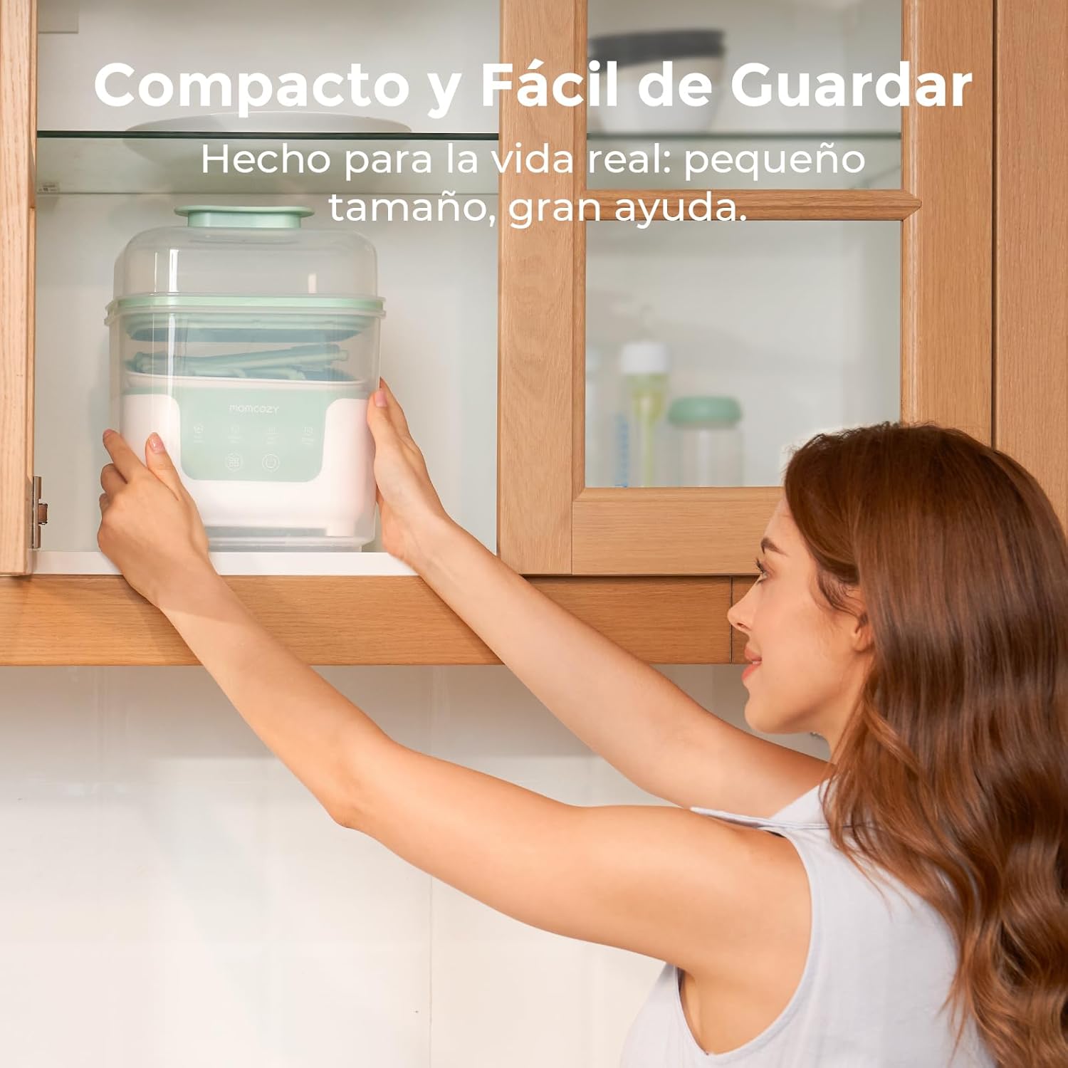 Detalle 2 de Momcozy Esterilizador y Secador 6 biberones