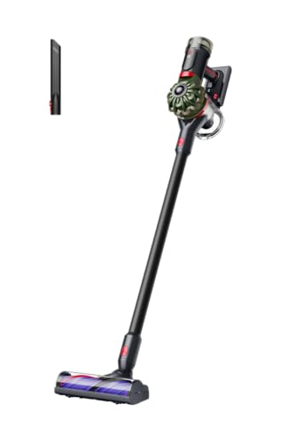 Detalle de Dyson V8 Cyclone Cordless Vacuum Cleaner — clear‑cut family-friendly cleaning power