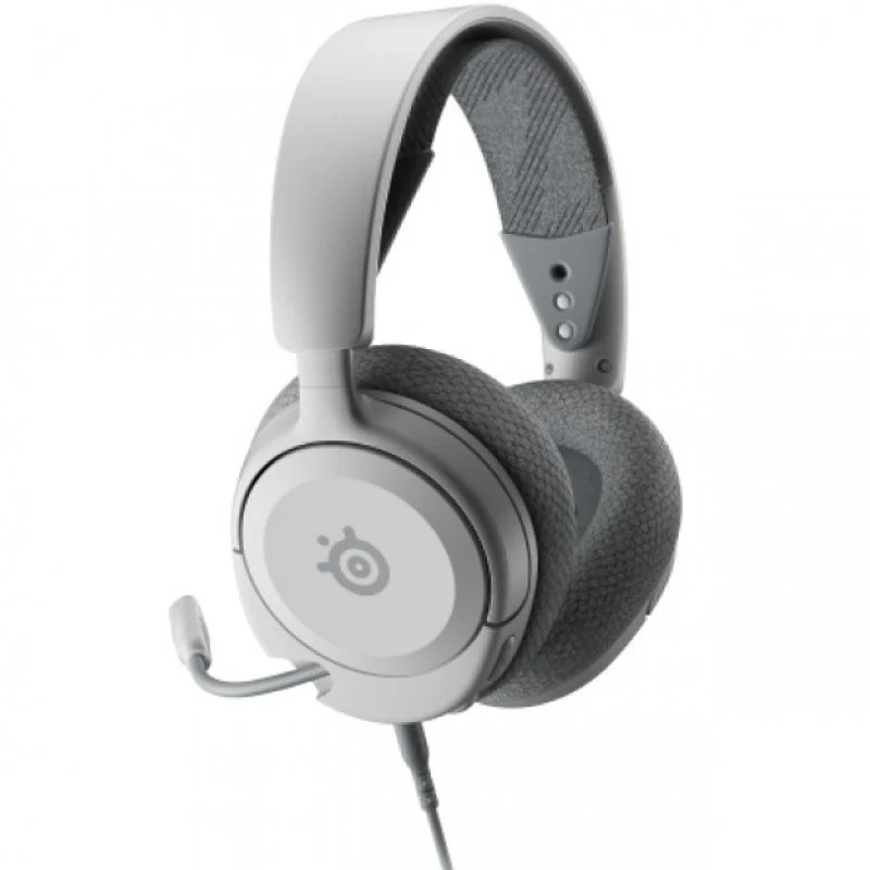 Detalle de SteelSeries Arctis Nova 1 auriculares gaming blancos