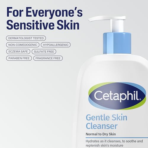 Thumbnail 6 de Cetaphil Gentle Skin Cleanser, Hydrating Face Wash for Sensitive Skin (20 oz) – Calm, Cleanse, Hydrate