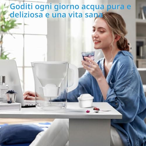 Thumbnail 1 de BREOILUTLE Filtri compatibili per bollitore e acqua: 8 pezzi, riducono cloro e odori