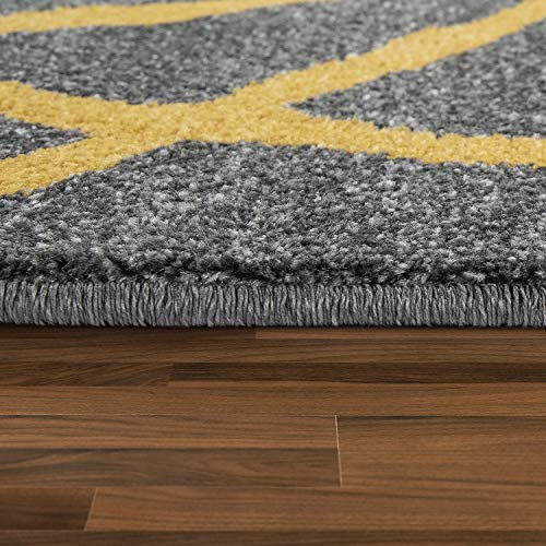 Detalle 2 de Paco Home Tapis Salon Géométrique 60x100 cm 🛋