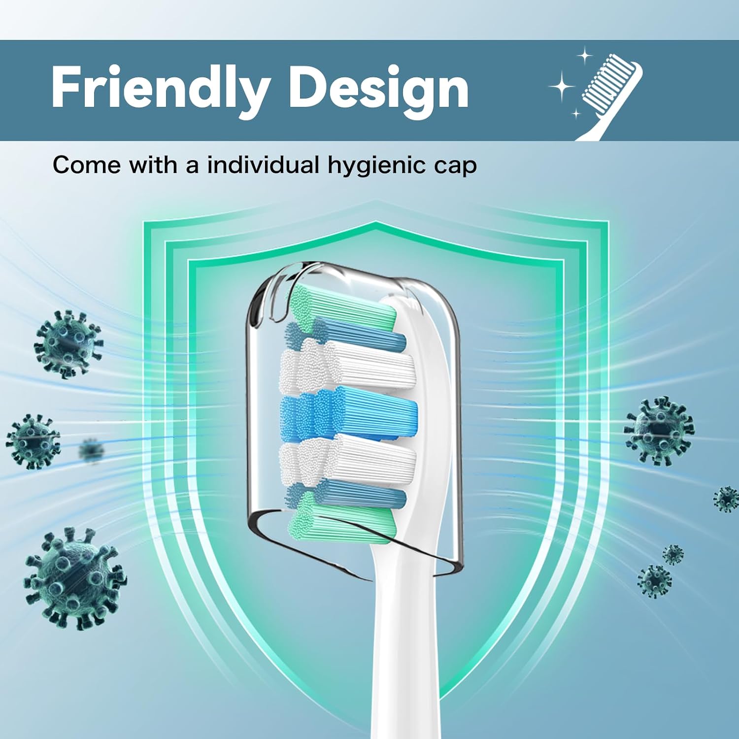 Thumbnail 5 de Philips Sonicare Replacement Toothbrush Heads 8-pack 🪥
