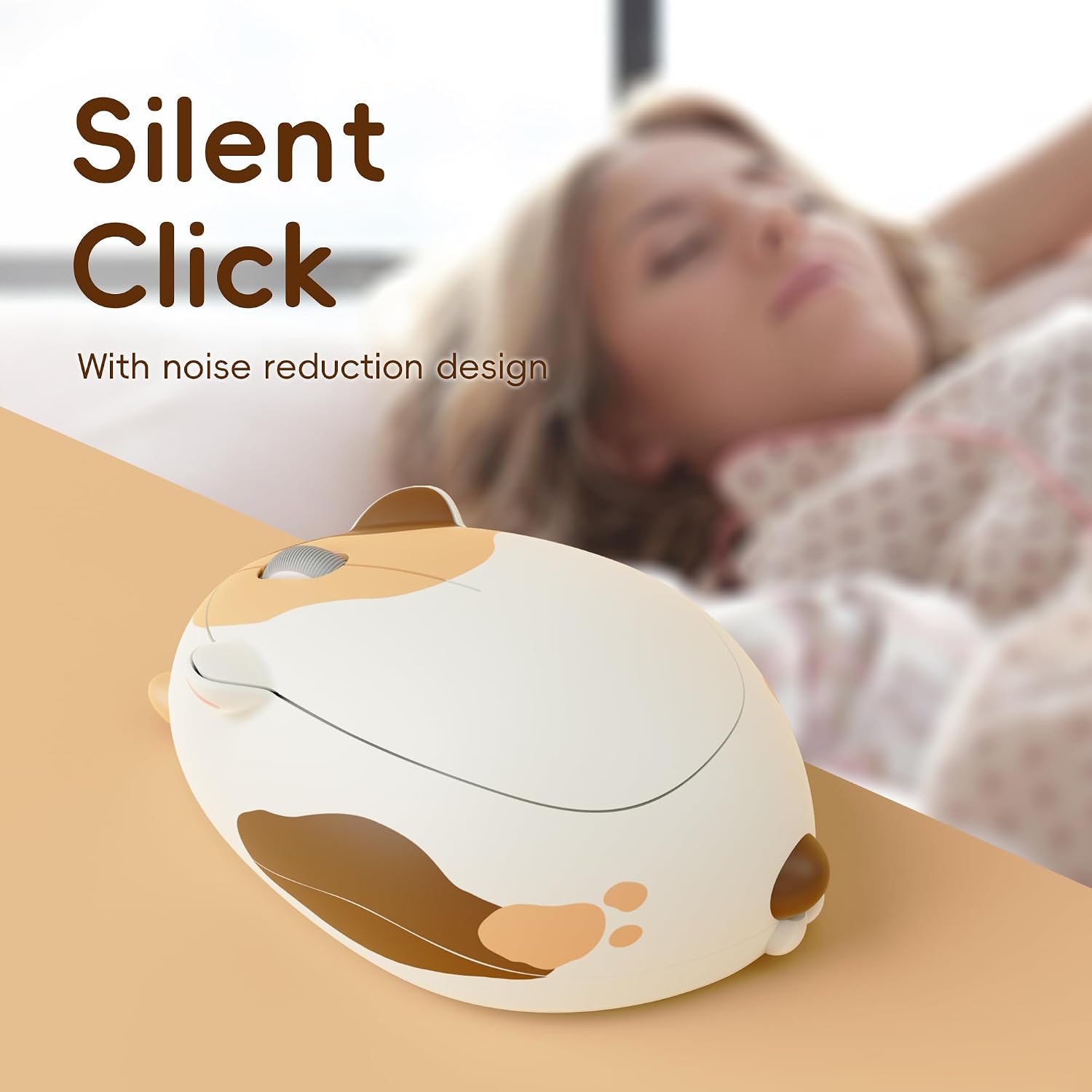 Thumbnail 2 de Akko Calico: Niedliche kabellose Maus mit Katzenmotiv, Tri-Mode (Bluetooth 3.0/5.0 + 2.4G, 3.200 DPI)