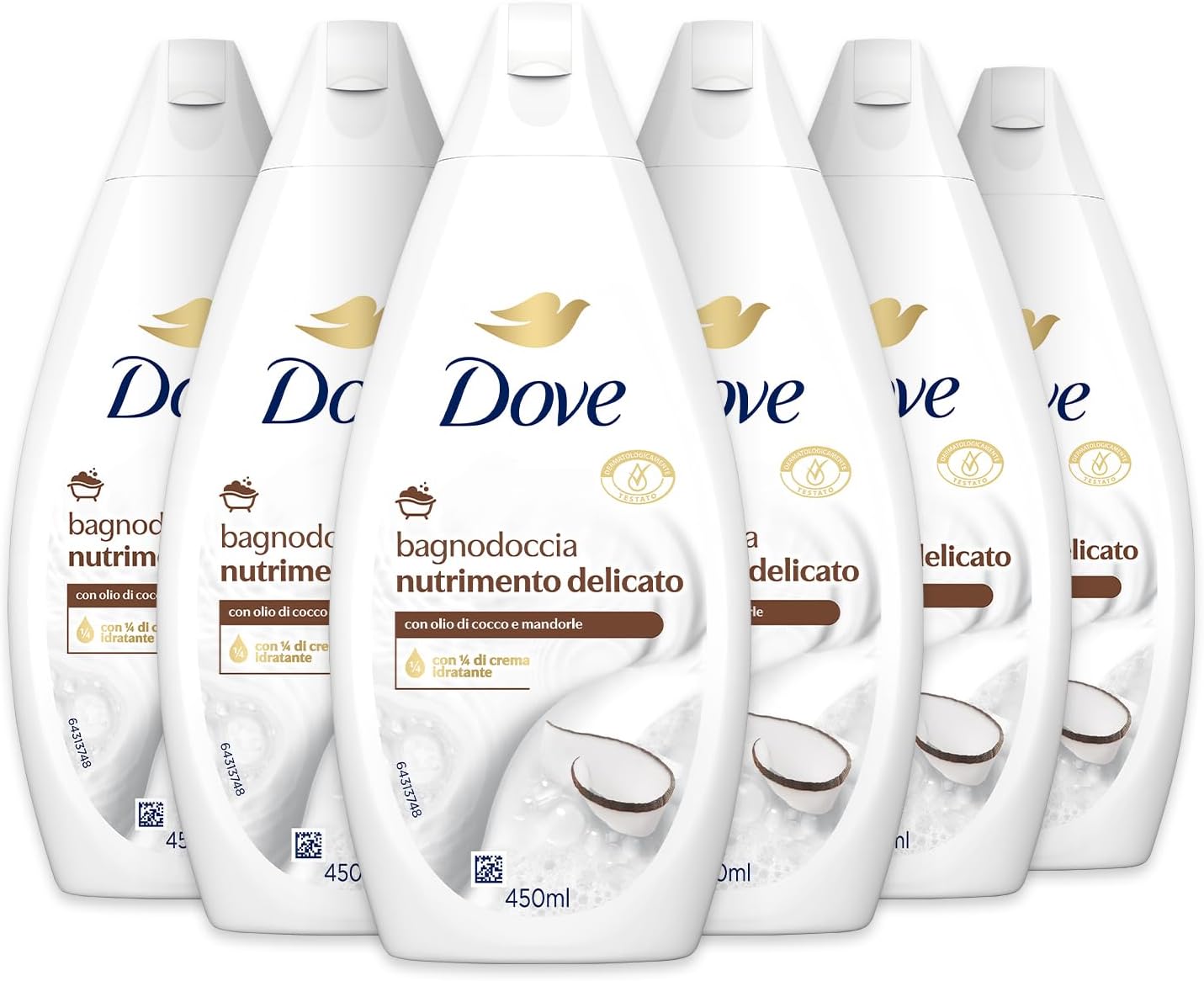 Thumbnail 6 de Dove Bagnodoccia Riequilibrante con burro di karité e vaniglia (450 ml), idratante dermo-naturale