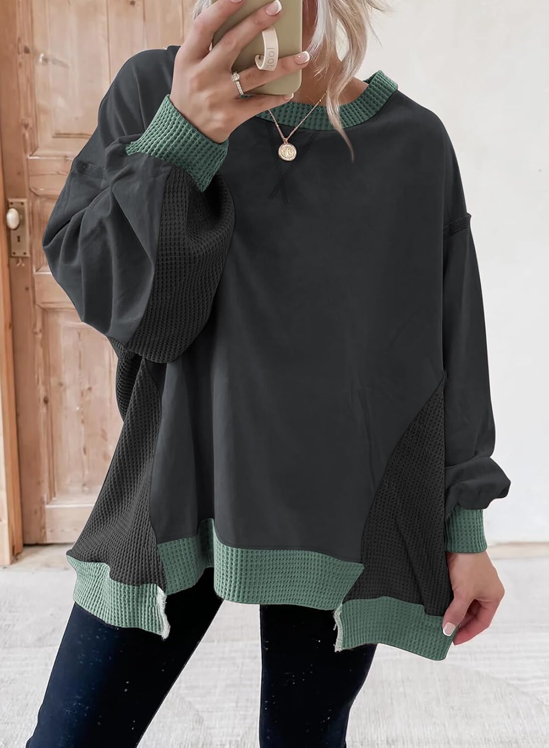 Detalle de SHEWIN Women's Sweatshirt 65% Polyester