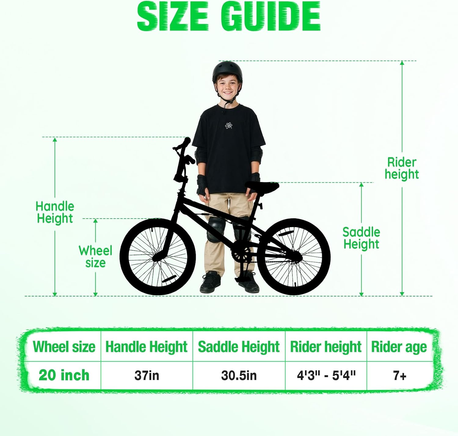 Thumbnail 4 de StarterRide 20 BMX Bike, 20-Inch Wheels, Steel Frame, Single Speed