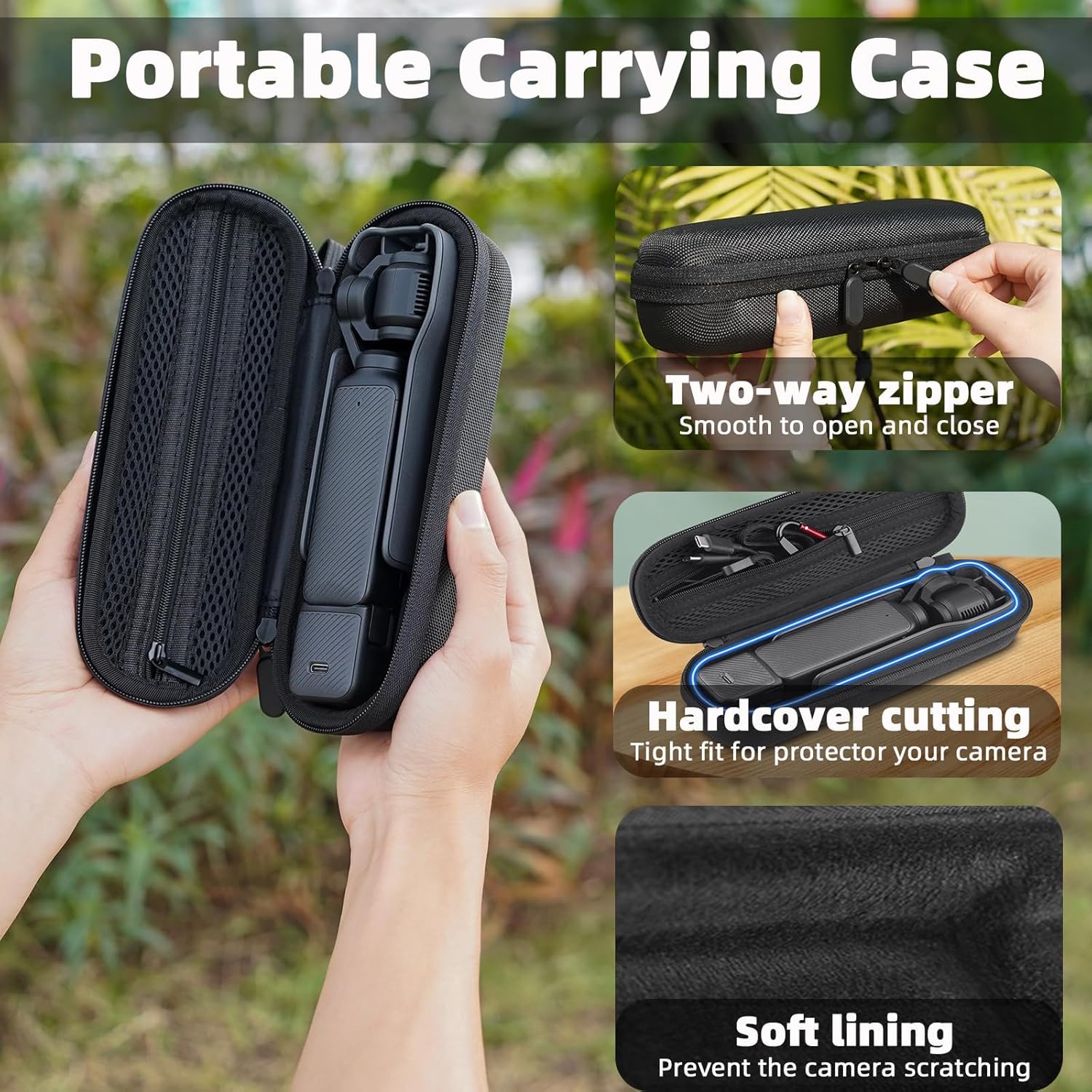 Thumbnail 3 de Flymile Tragetasche für DJI Osmo Pocket 3 (Nylon) – Schutzhülle mit Zubehörfach