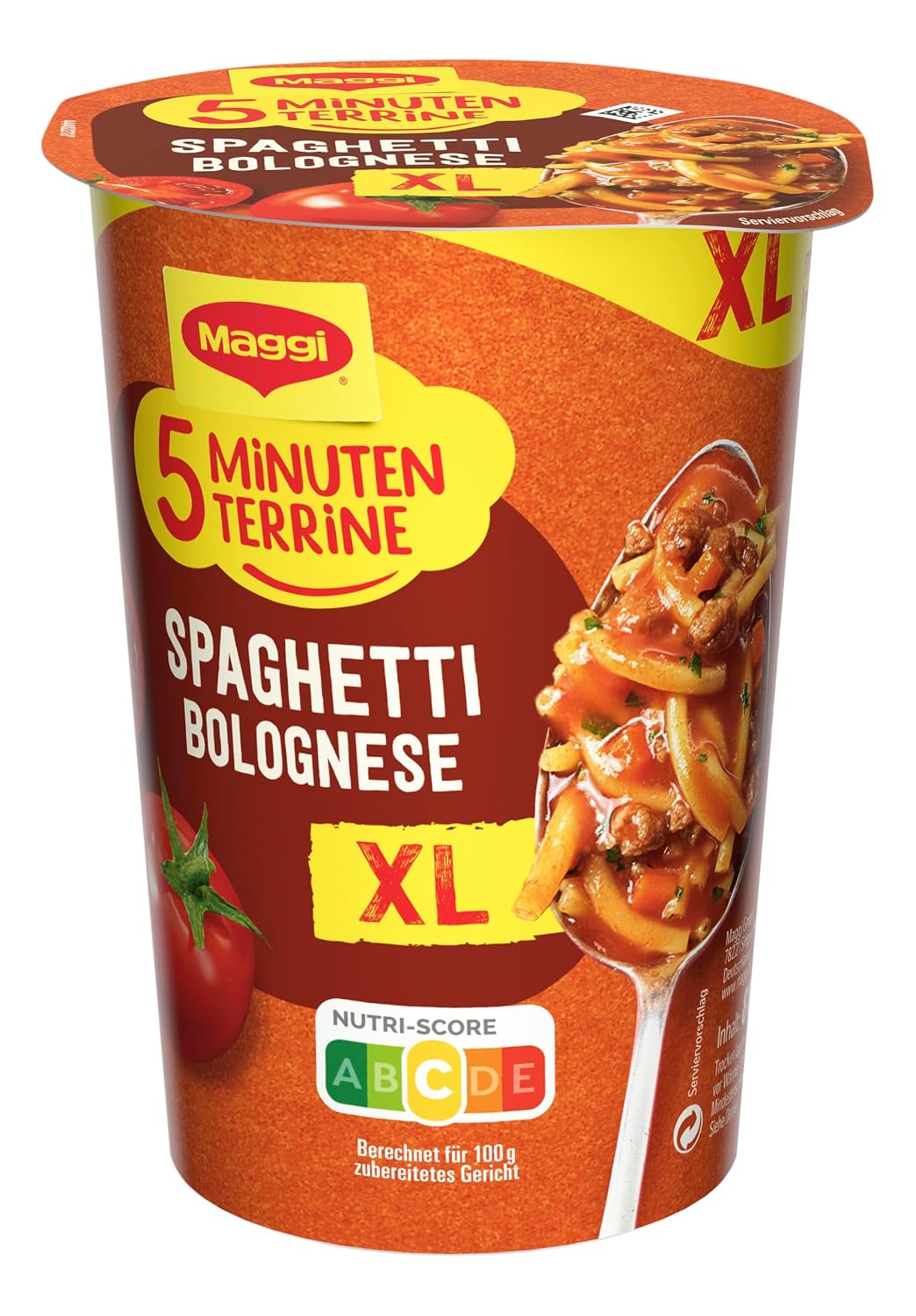 Detalle 1 de MAGGI 5 Minuten Terrine XL Spaghetti Bolognese 🍝