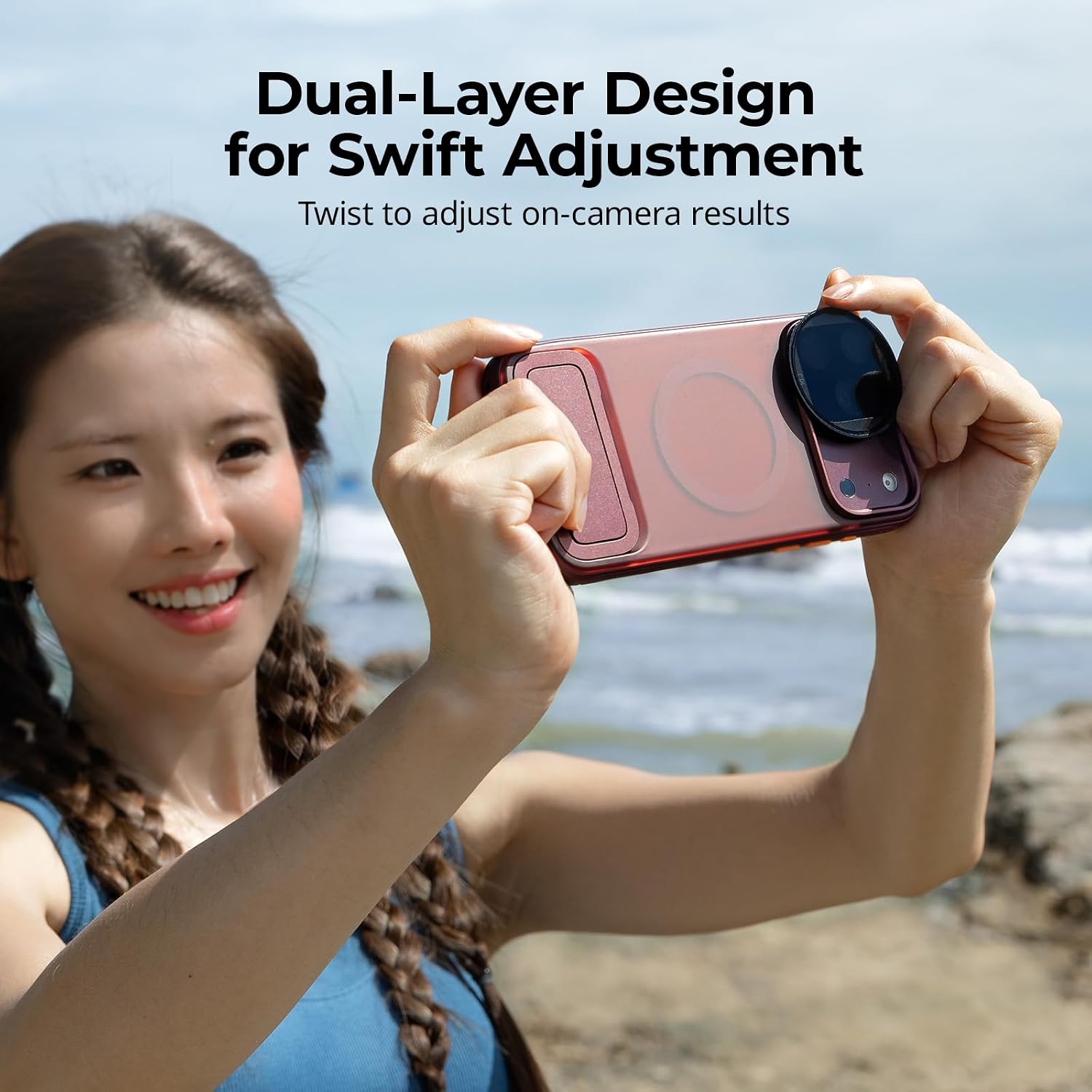 Thumbnail 6 de SmallRig 6733 46mm Clip-On CPL Filter for iPhone 18 Pro and Pro Max