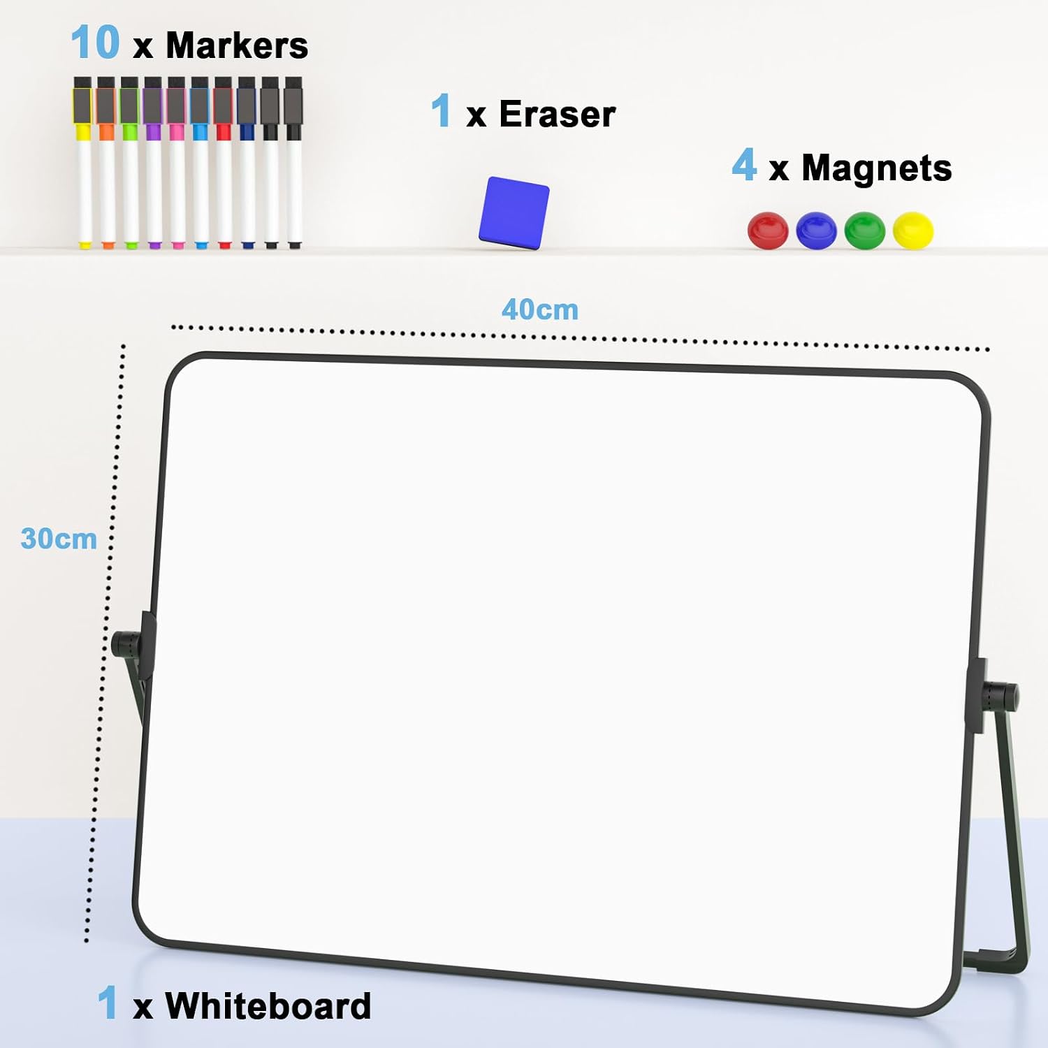 Detalle 2 de Nicpro Dry Erase Whiteboard A3 30 x 40 cm