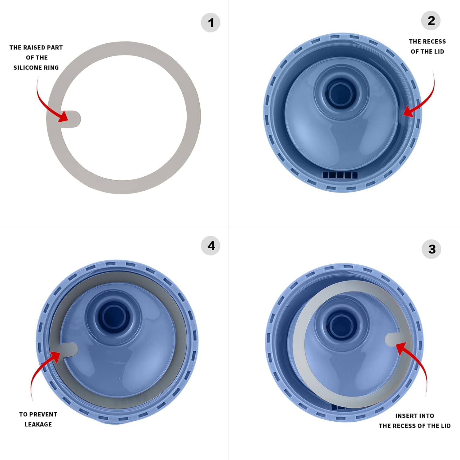 Thumbnail 4 de bottlebottle BOTTLE BOTTLE Shaker Edelstahl Trinkflasche 26oz mit Mischkugel (BPA-frei, doppelwandig, auslaufsicher) – Blau