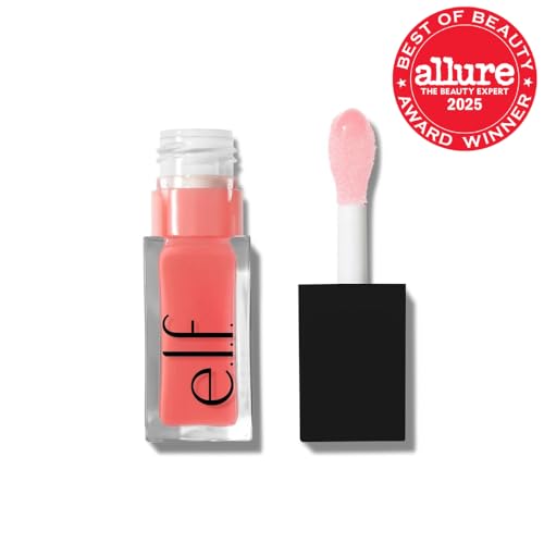 Detalle de e.l.f. Glow Reviver Lip Oil in Pink Quartz: A Lightweight, Shine-First Lip Oil