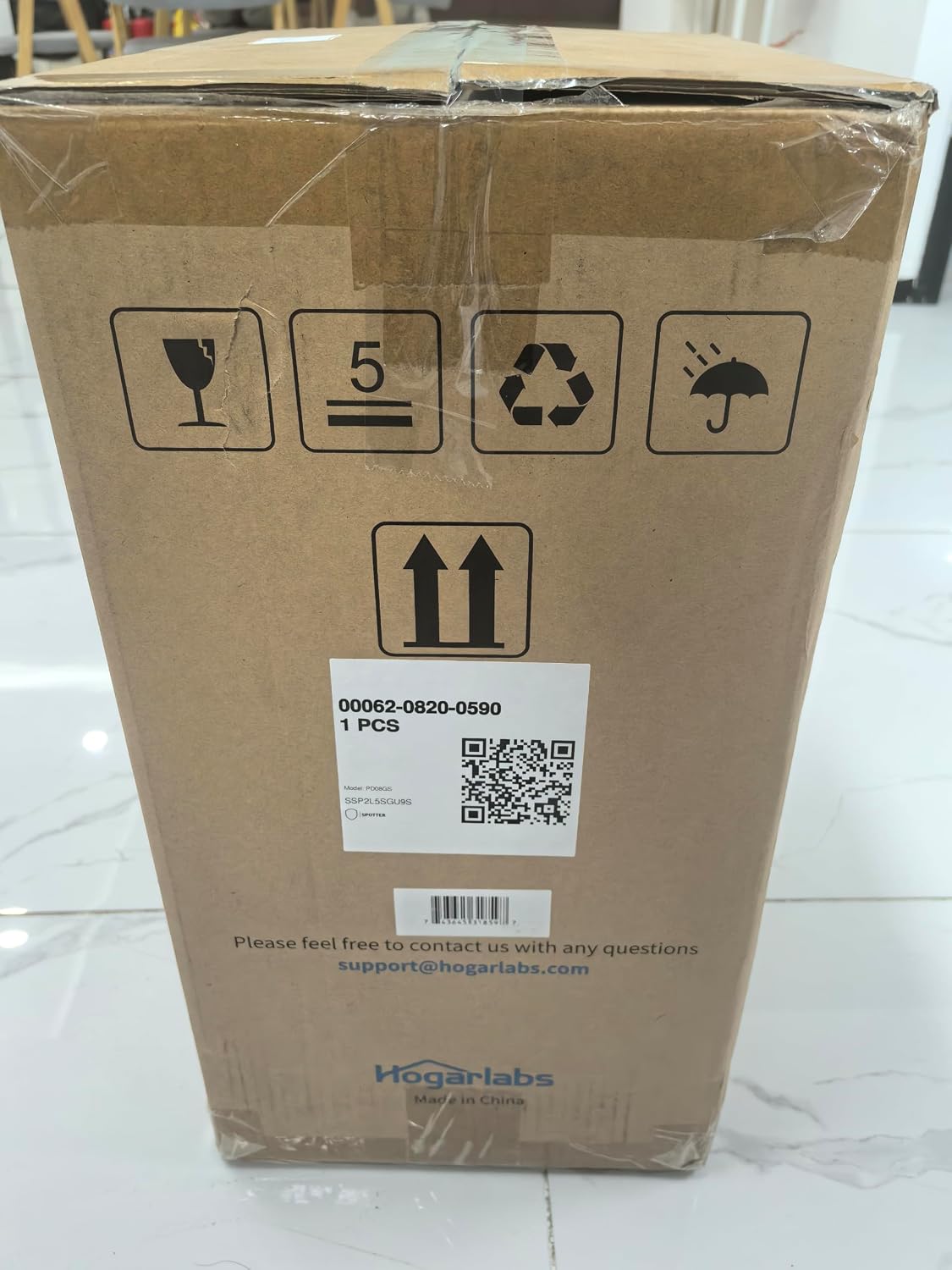 Detalle de HOGARLABS PD08GS 34-Pint Dehumidifier with 3 Modes and Drain Hose