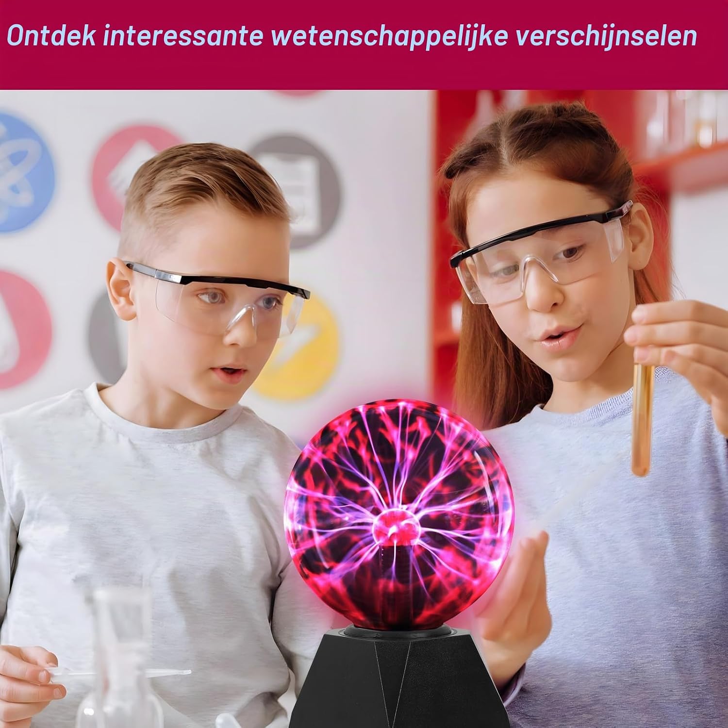 Detalle de Riserva LED-4W-4WYM plasmabol met aanraak- en geluidsreactie