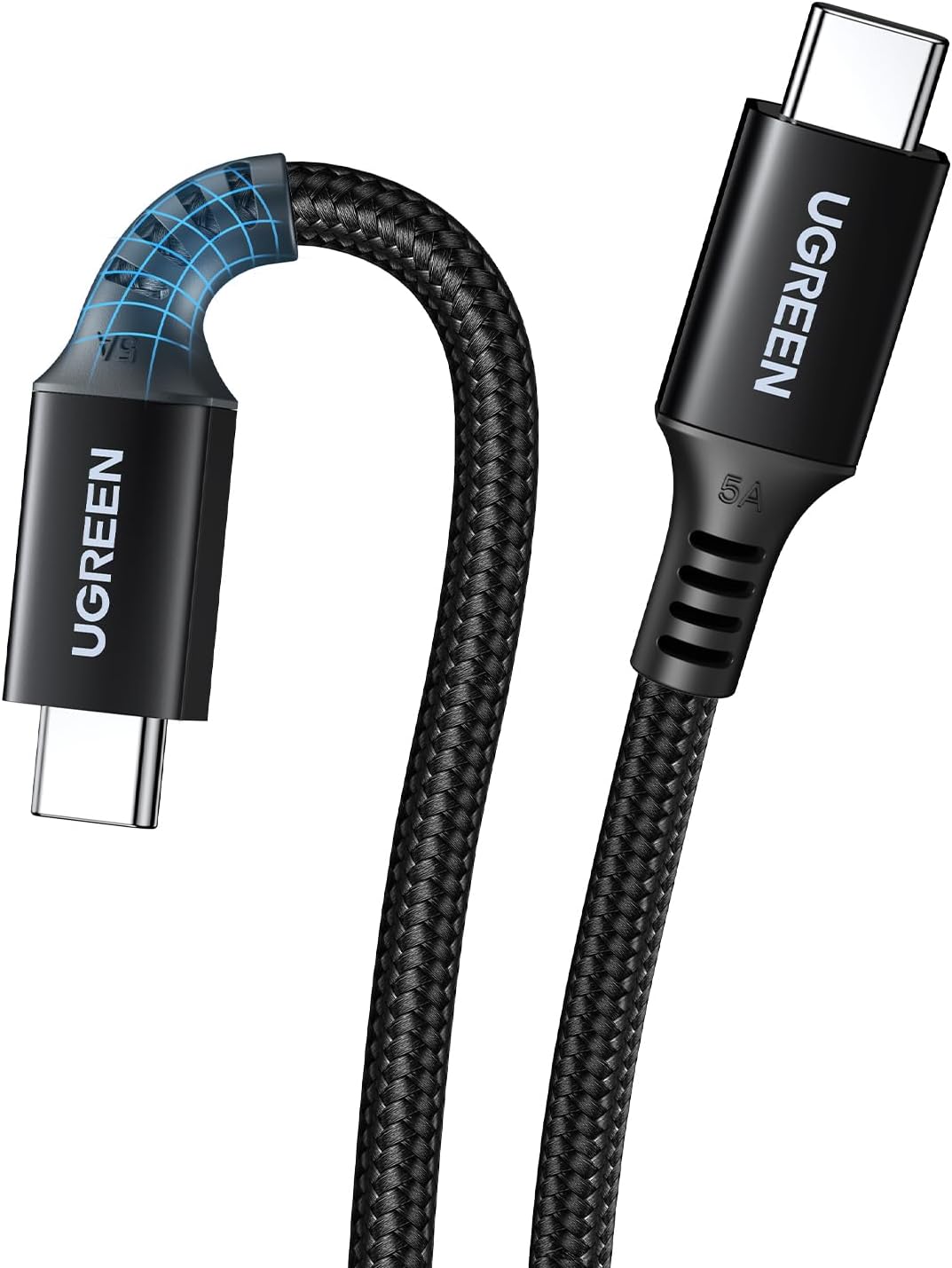 Detalle de UGREEN 100W USB C Kabel 0,5 m 🔌