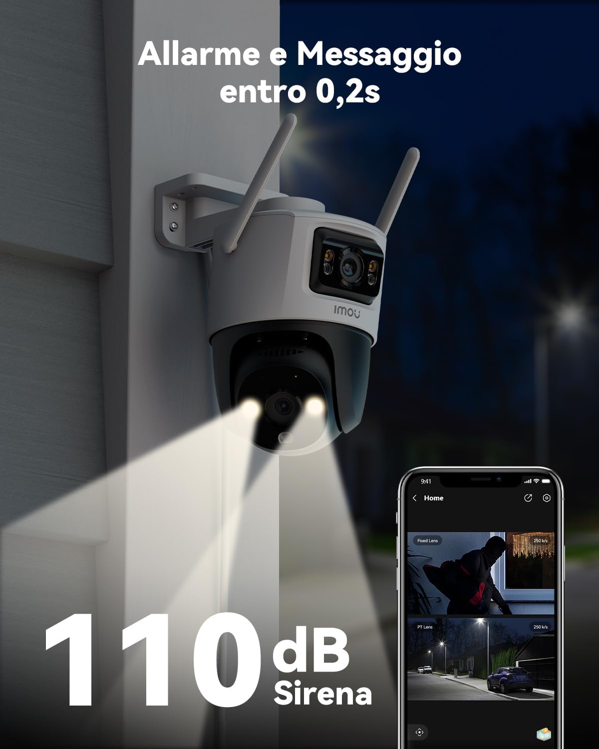 Thumbnail 6 de Imou 3K (3MP+3MP) Telecamera Wi-Fi Esterno a Doppio Obiettivo PTZ
