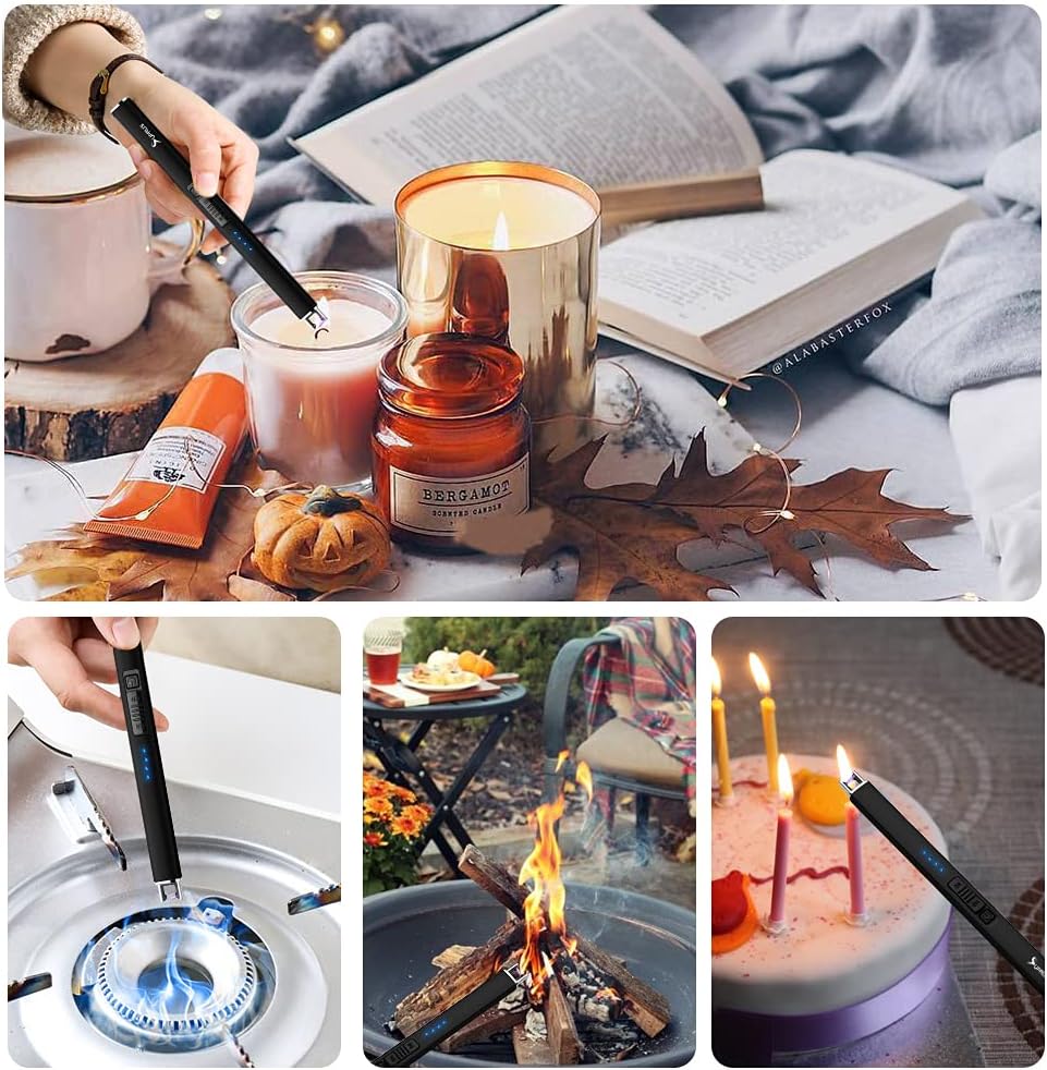 Thumbnail 4 de SUPRUS Accendino elettrico ad arco elettrico antivento ricaricabile USB con serratura di sicurezza