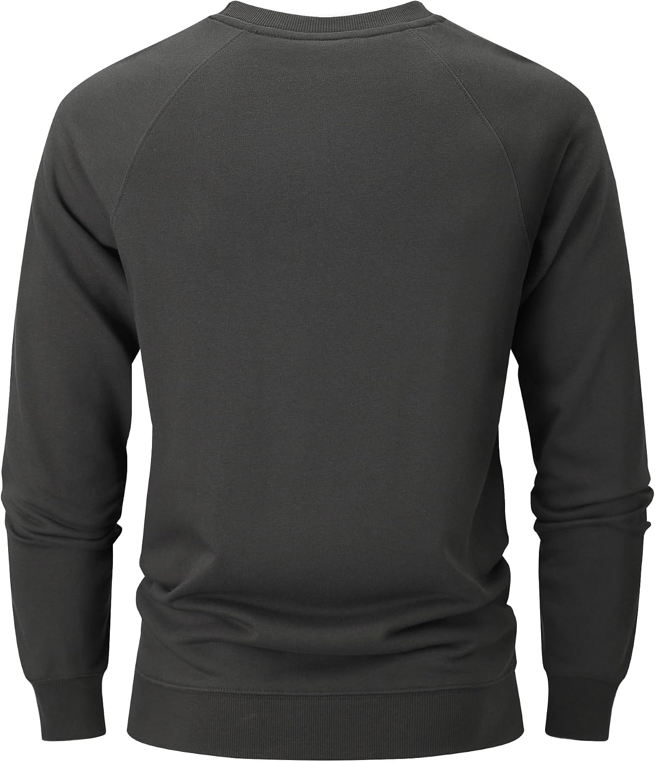 Detalle de USALL Herren-Sweatshirt mit Rundhalsausschnitt aus Baumwolle (Maschinenwäsche)