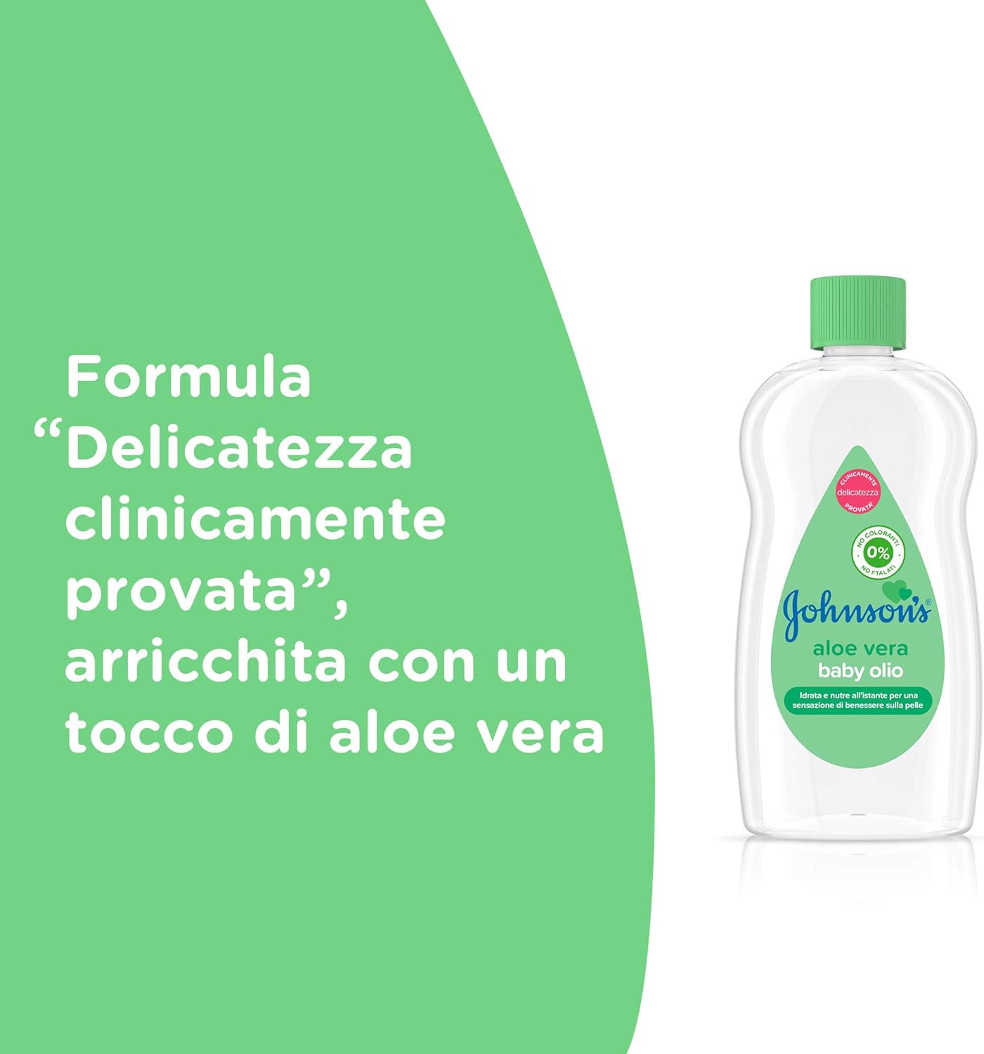 Thumbnail 1 de Johnson’s Baby Olio Idratante con Aloe Vera, per bambini e neonati, senza coloranti, 500 ml