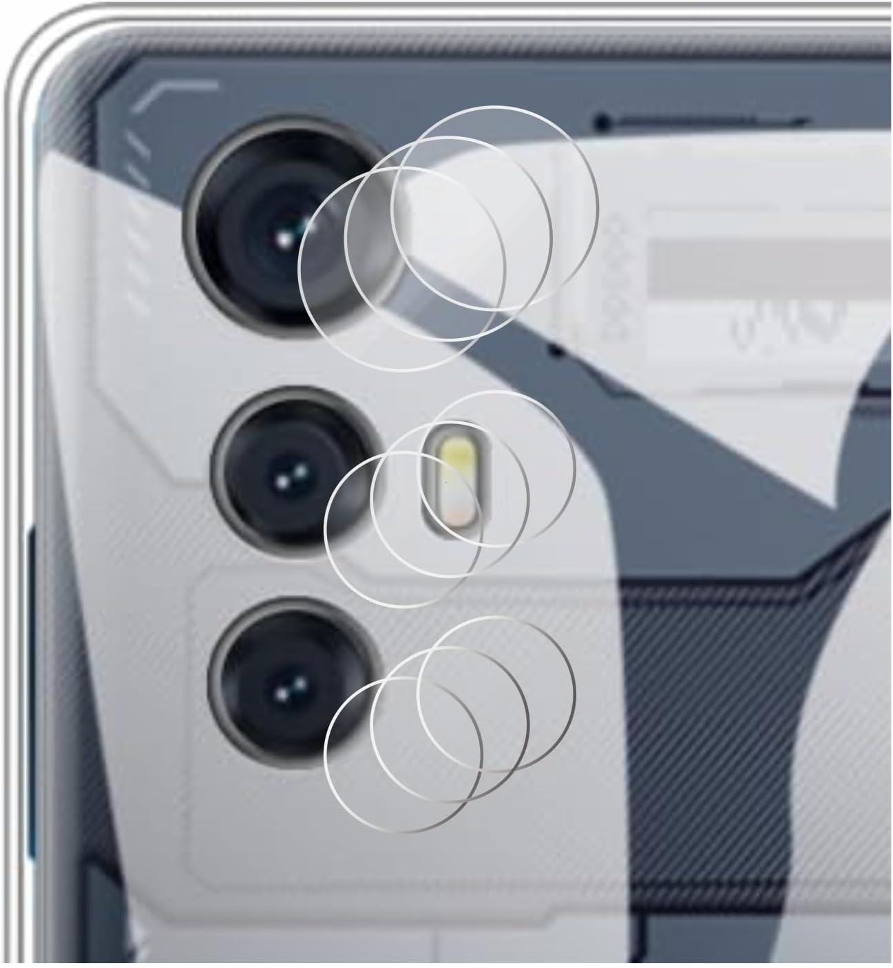 Detalle 2 de brotect Protection Verre Caméra Cubot Max 5 6 pièces