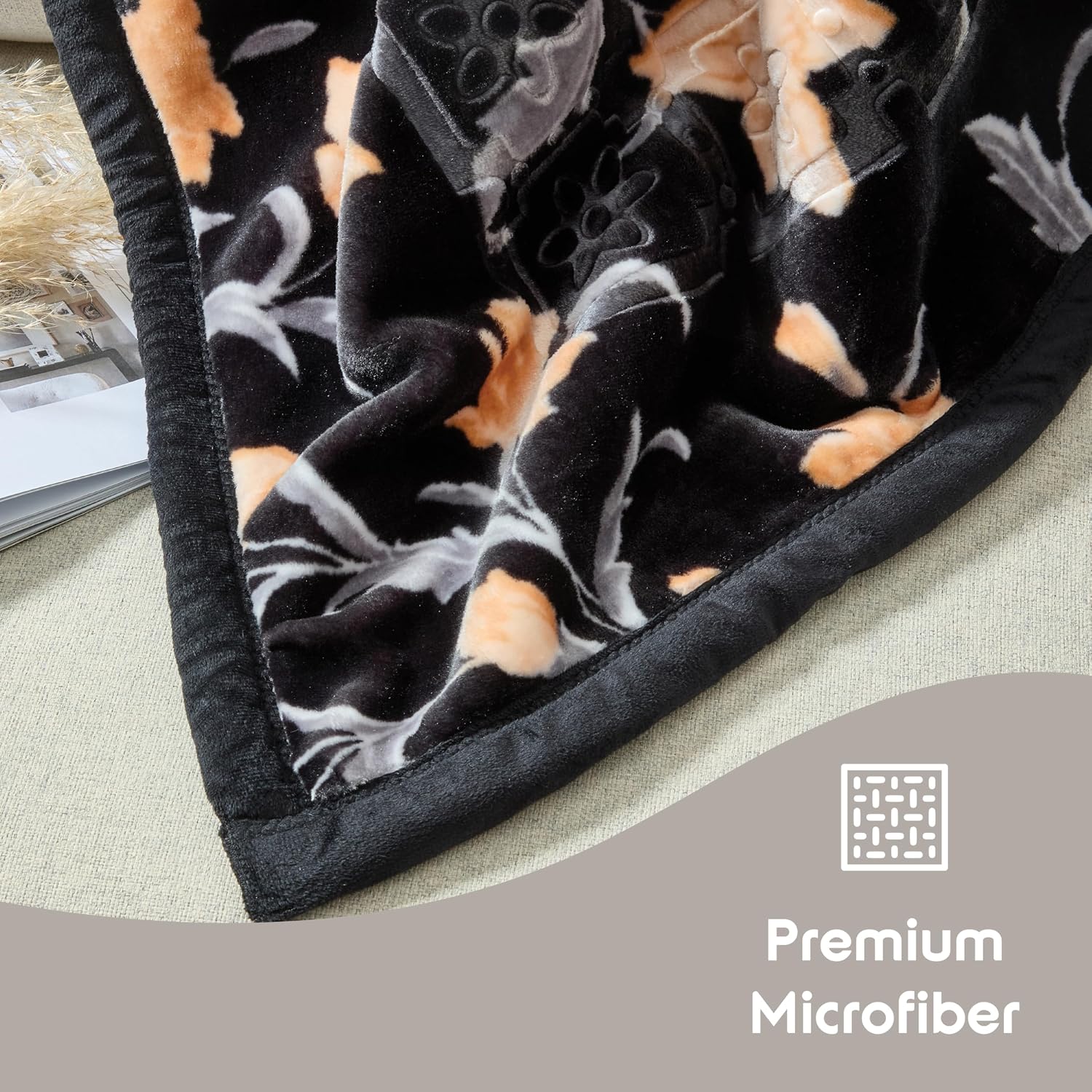 Thumbnail 1 de Nestl Korean Mink Blanket Queen Size (79 x 94) — 9 Lbs Velvet Fleece, 2-Ply Warm & Thick