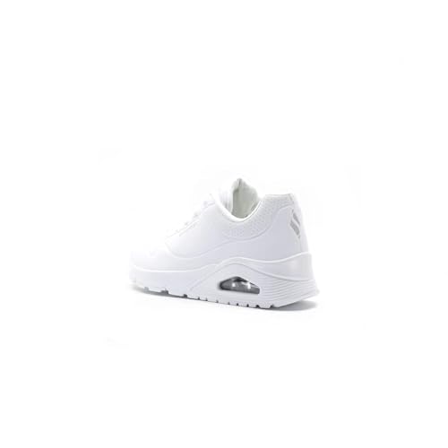 Detalle de Skechers Uno Stand On Air – Scarpe da ginnastica da donna, Bianco 01, 38 EU