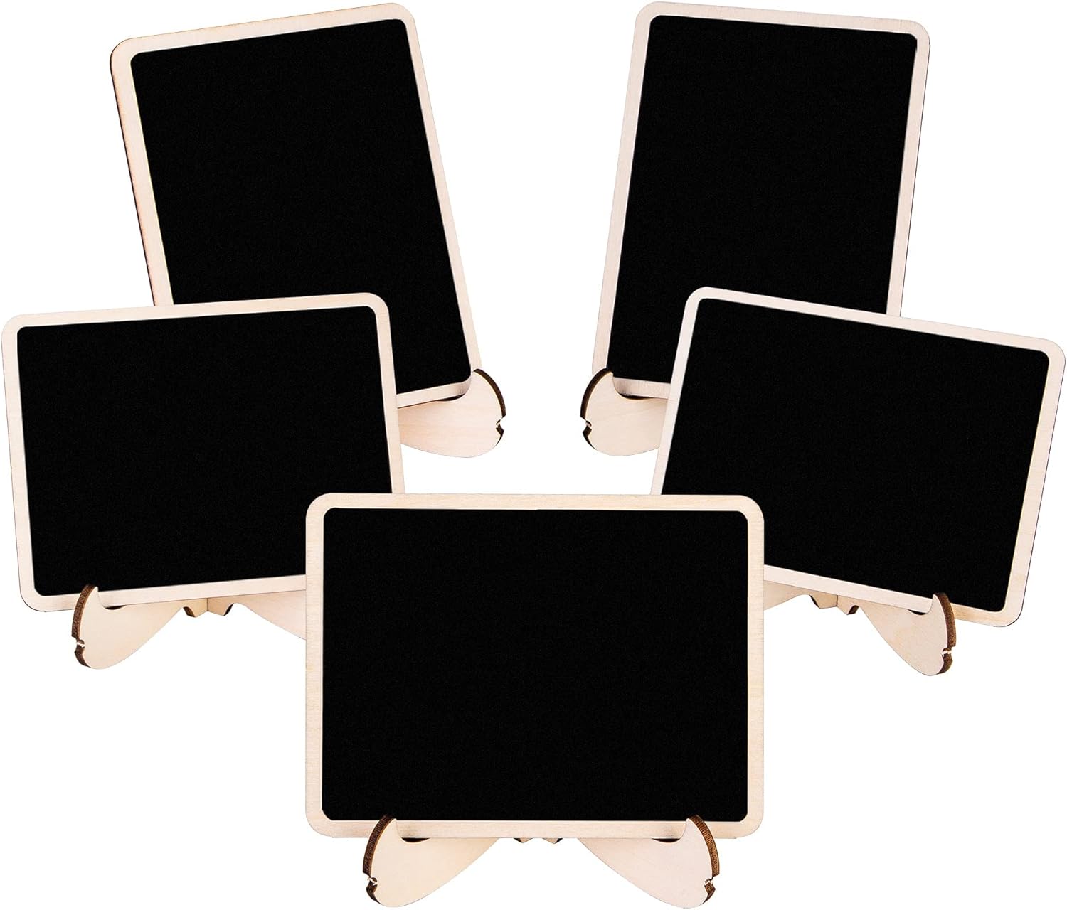 Thumbnail 1 de Amazon Basics Wood Mini Chalkboards 20 pack 🪧