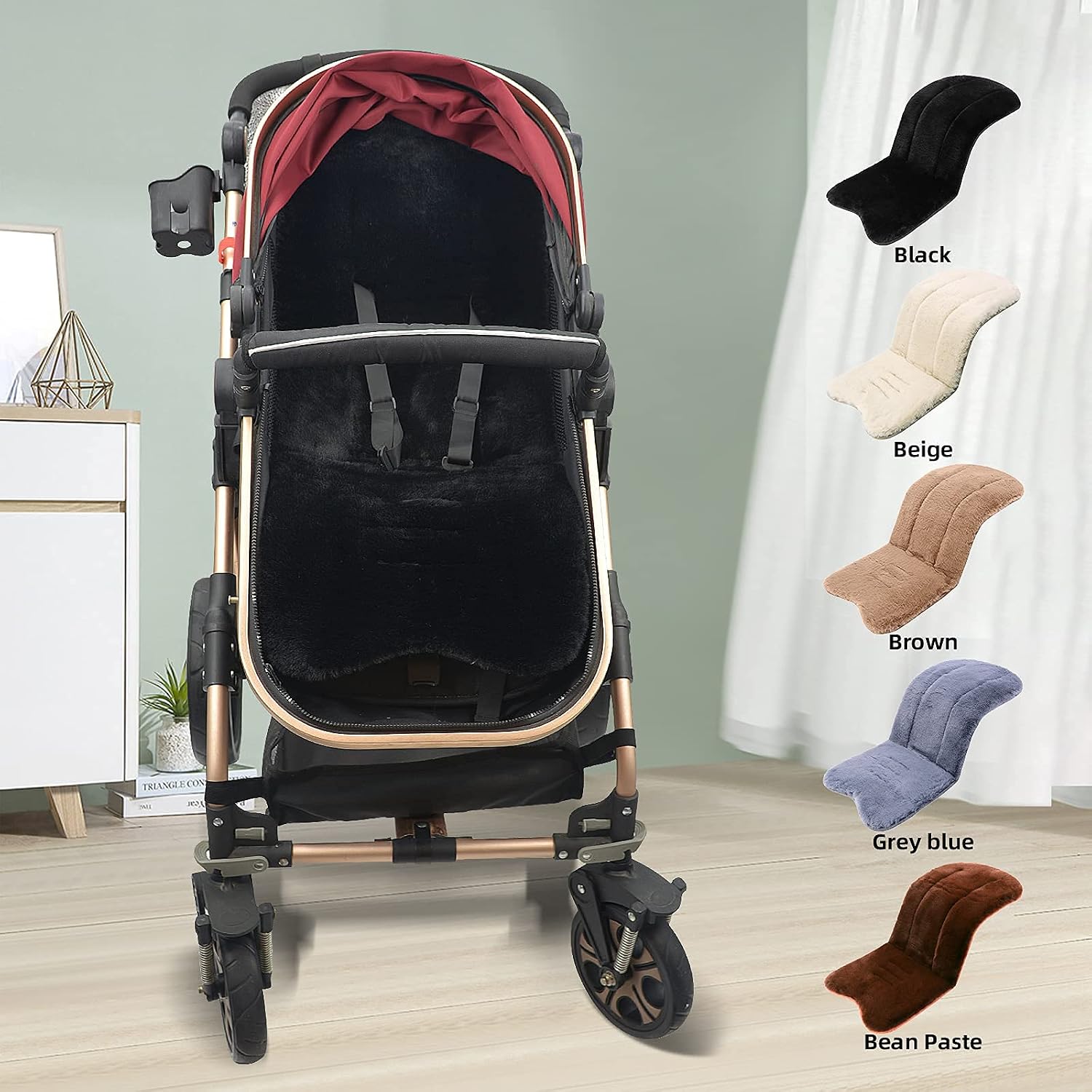 Detalle 2 de Kinderwagen Sitzauflage 35x78 cm für Buggy