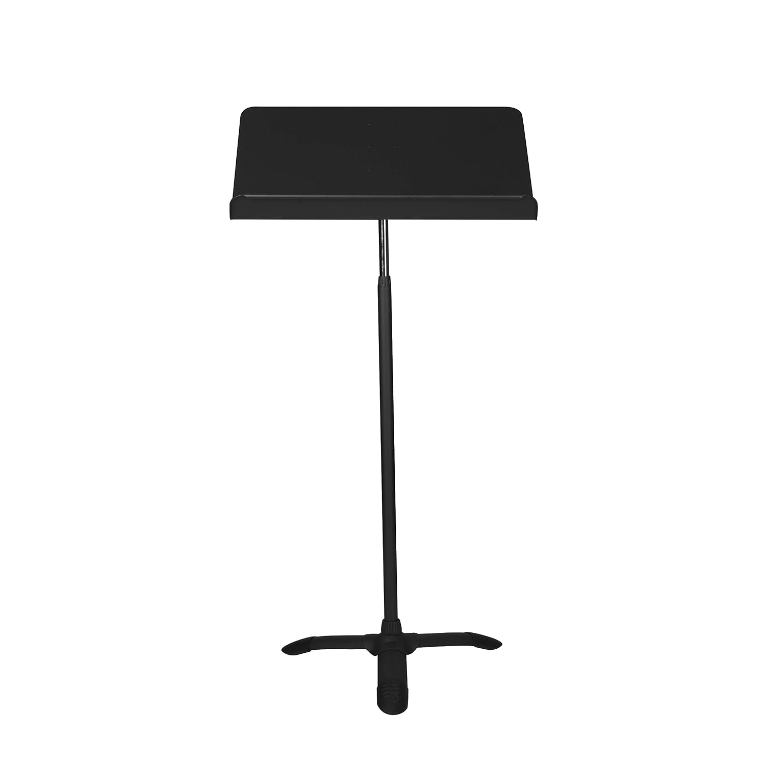 Detalle de OEF Furnishings OEF82MS Adjustable Metal Music Stand, Black Aluminum Tray