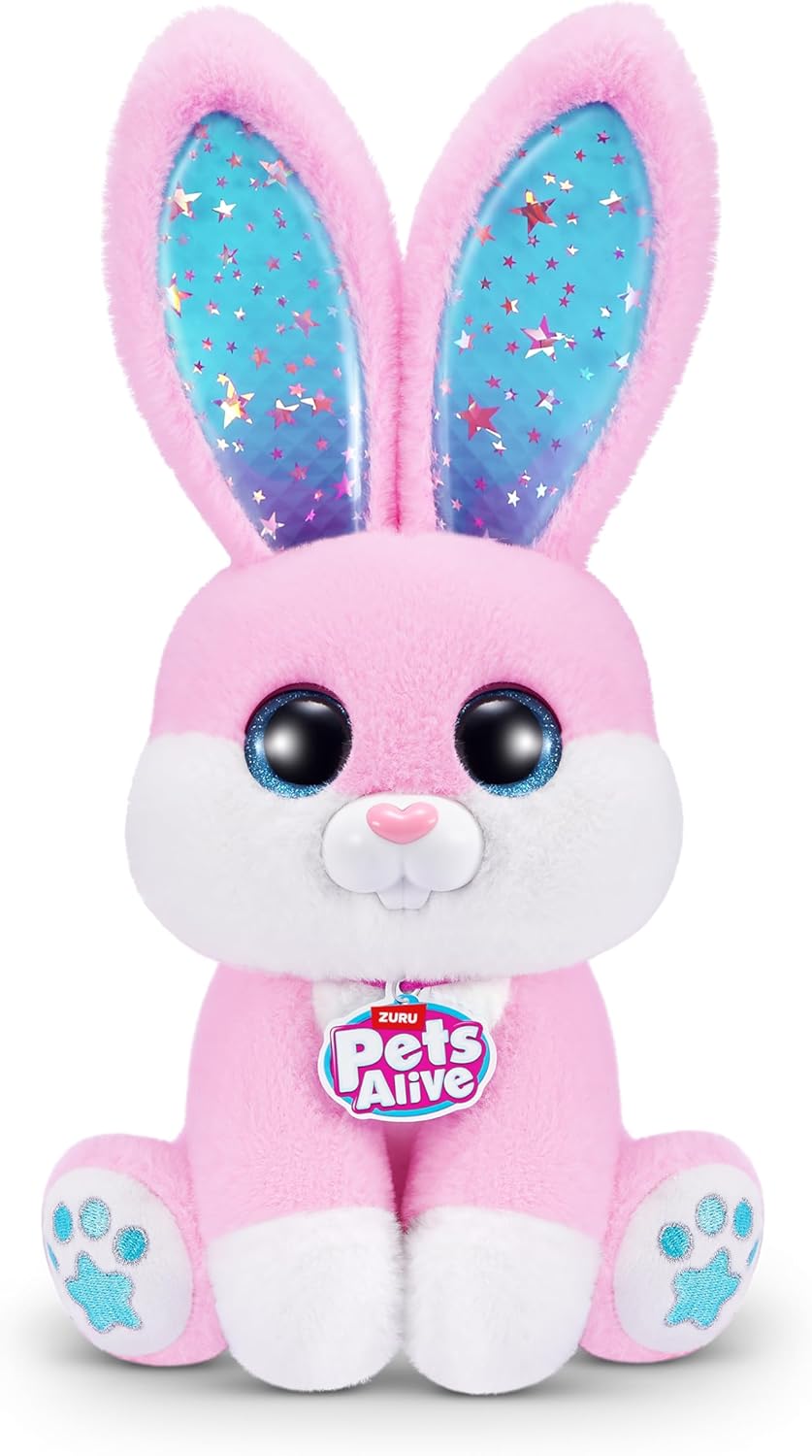 Detalle de Pets Alive Magic Bunnies ZURU 🌸 Peluche interactivo sorpresa Pink