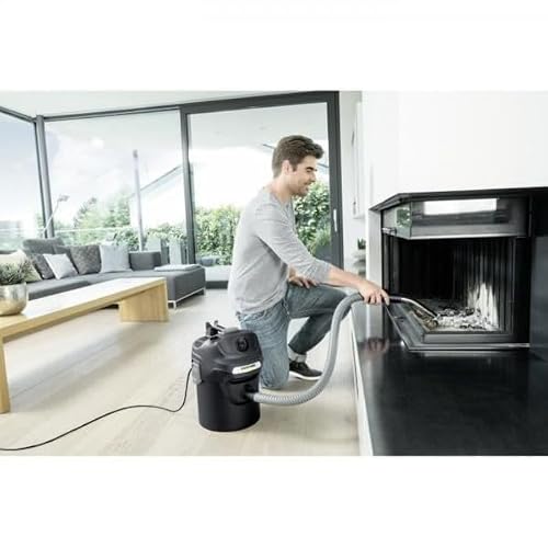 Detalle de KÄRCHER Aspirateur Cendres et Poussières AD 2 – 600 W, cuve métal 14 L