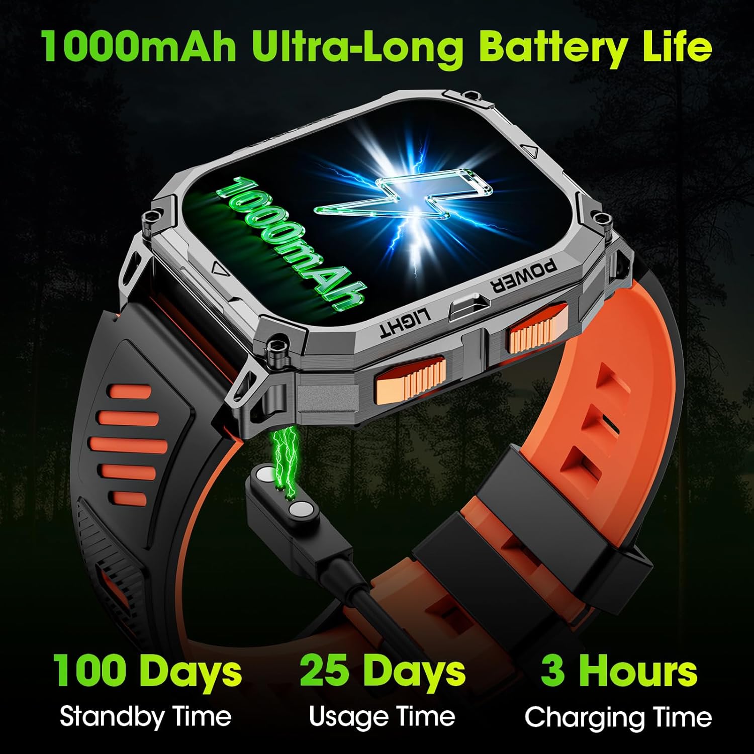 Thumbnail 3 de Hwagol Men’s Smart Watch (2.01" HD) with Heart Rate, Sleep & Sports Fitness Features