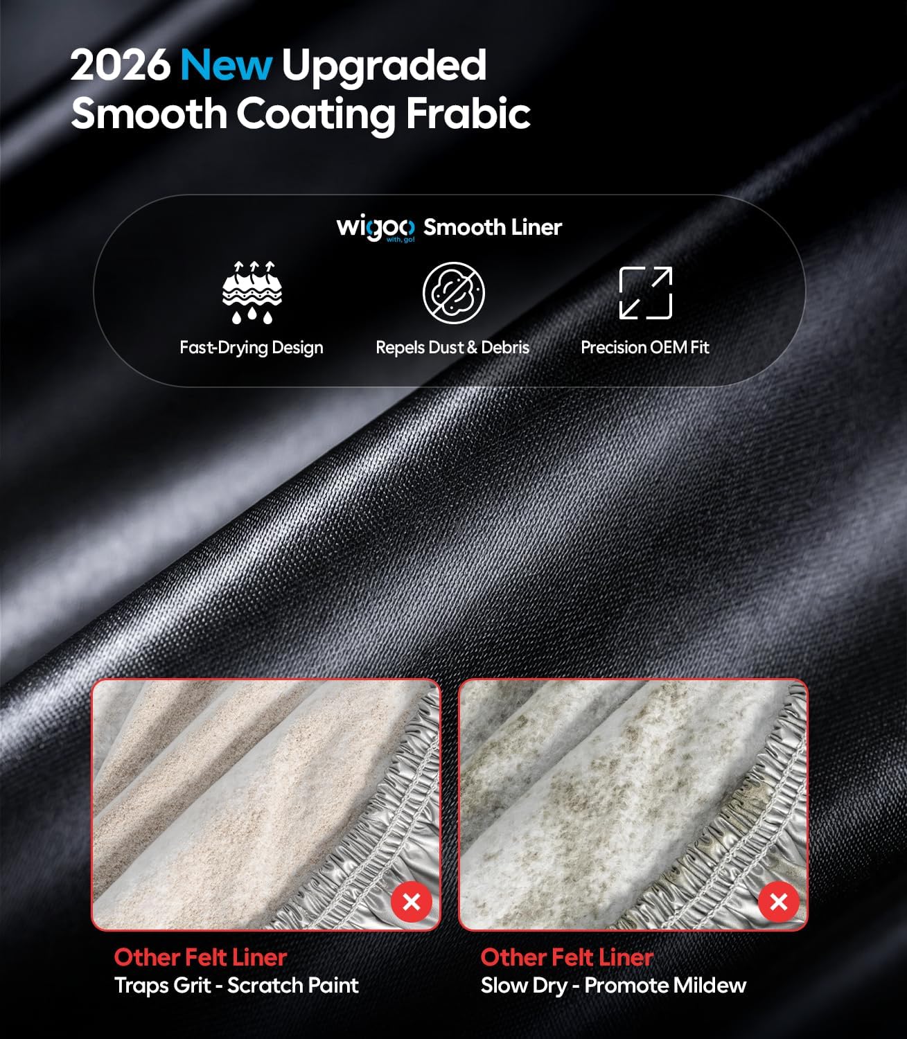 Thumbnail 2 de Wigoo Dodge Ram 2500/3500 Truck Cover: Custom-Fit, Waterproof Outdoor Protection