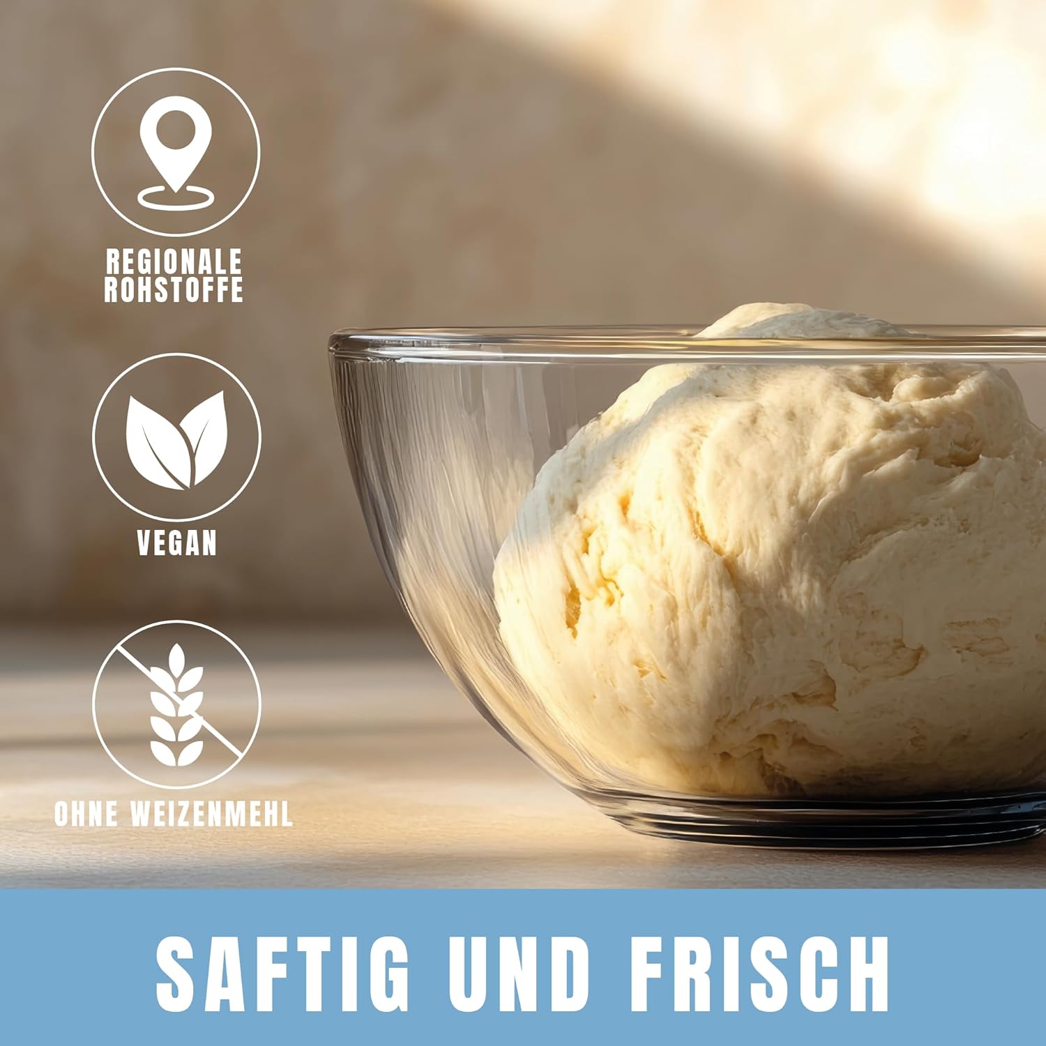Thumbnail 5 de Marcel’s Buttermilchbrot Sauerteigbrot ohne Weizenmehl (1200 g, für 3–4 Brote) – Brotbackmischung mit Roggenmehl & Sauerteig