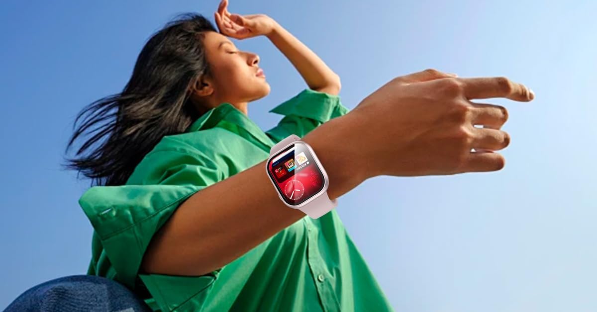 Thumbnail 6 de JERXUN 6-Pack Case with Tempered Glass Screen Protector for Apple Watch Series 9/8/7 (41mm)