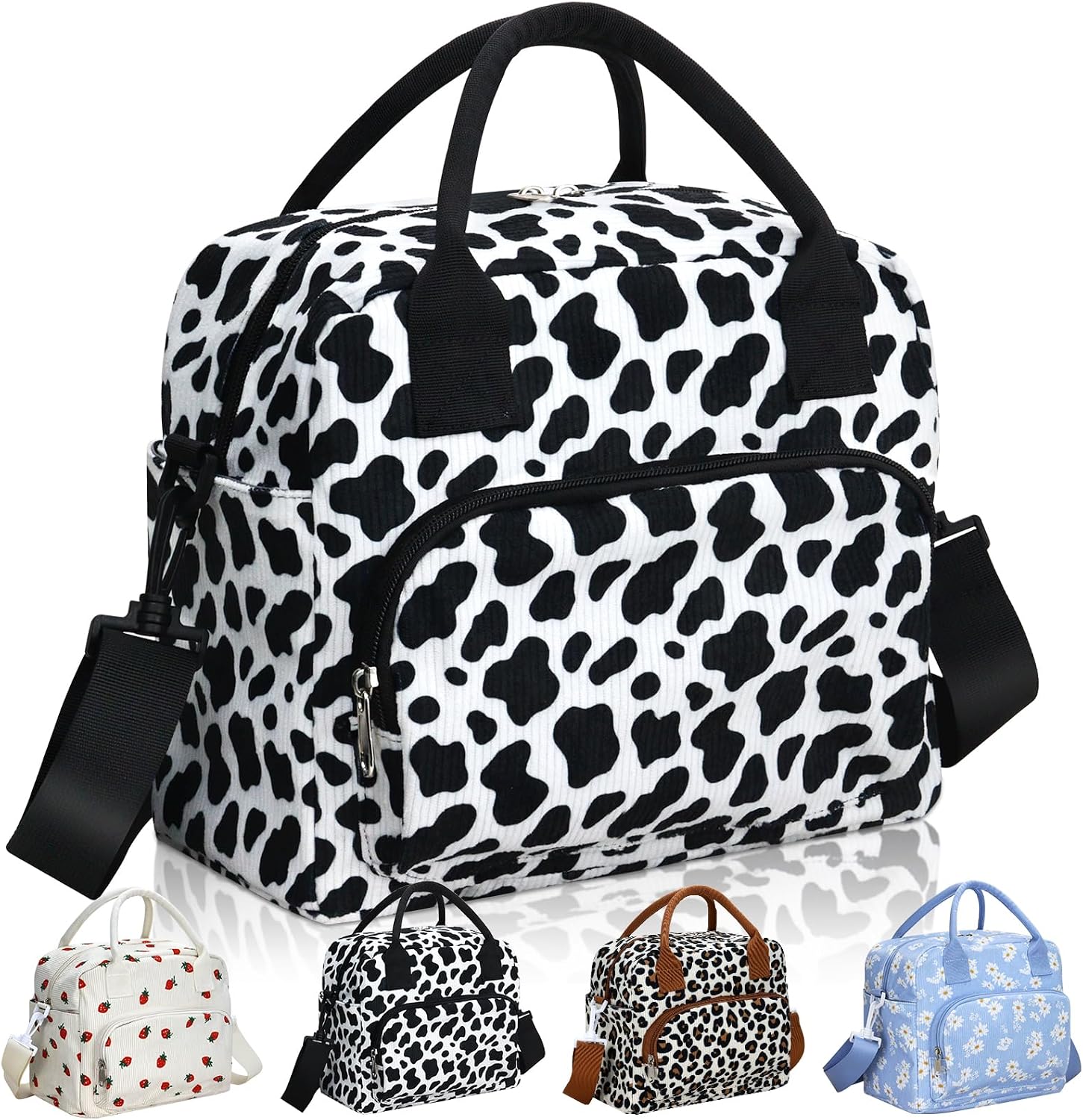 Detalle de BOCHION 12L Large Insulated Lunch Bag with Adjustable Shoulder Straps