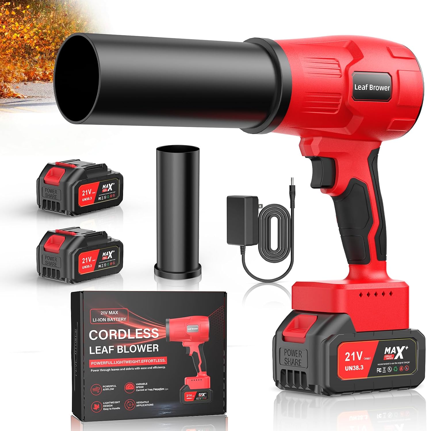 Detalle de Cordless Leaf Blower, 21V