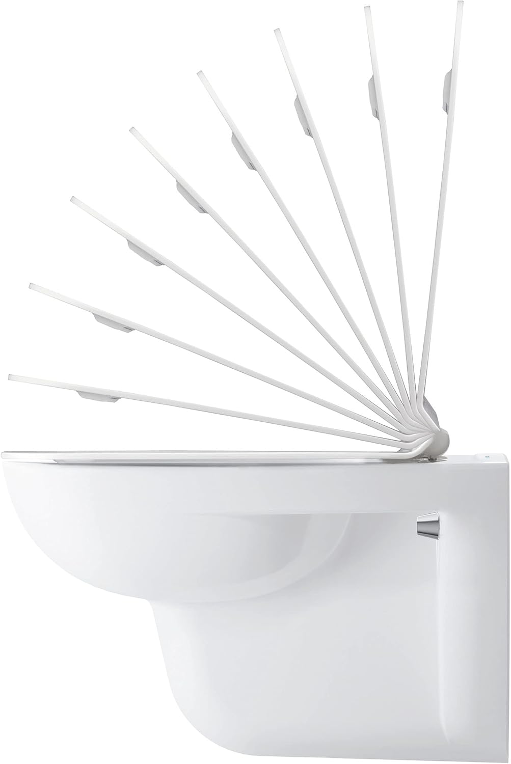 Thumbnail 1 de Sedile WC Duravit D-Code Compact con cerniere in acciaio inox – Duroplast, bianco